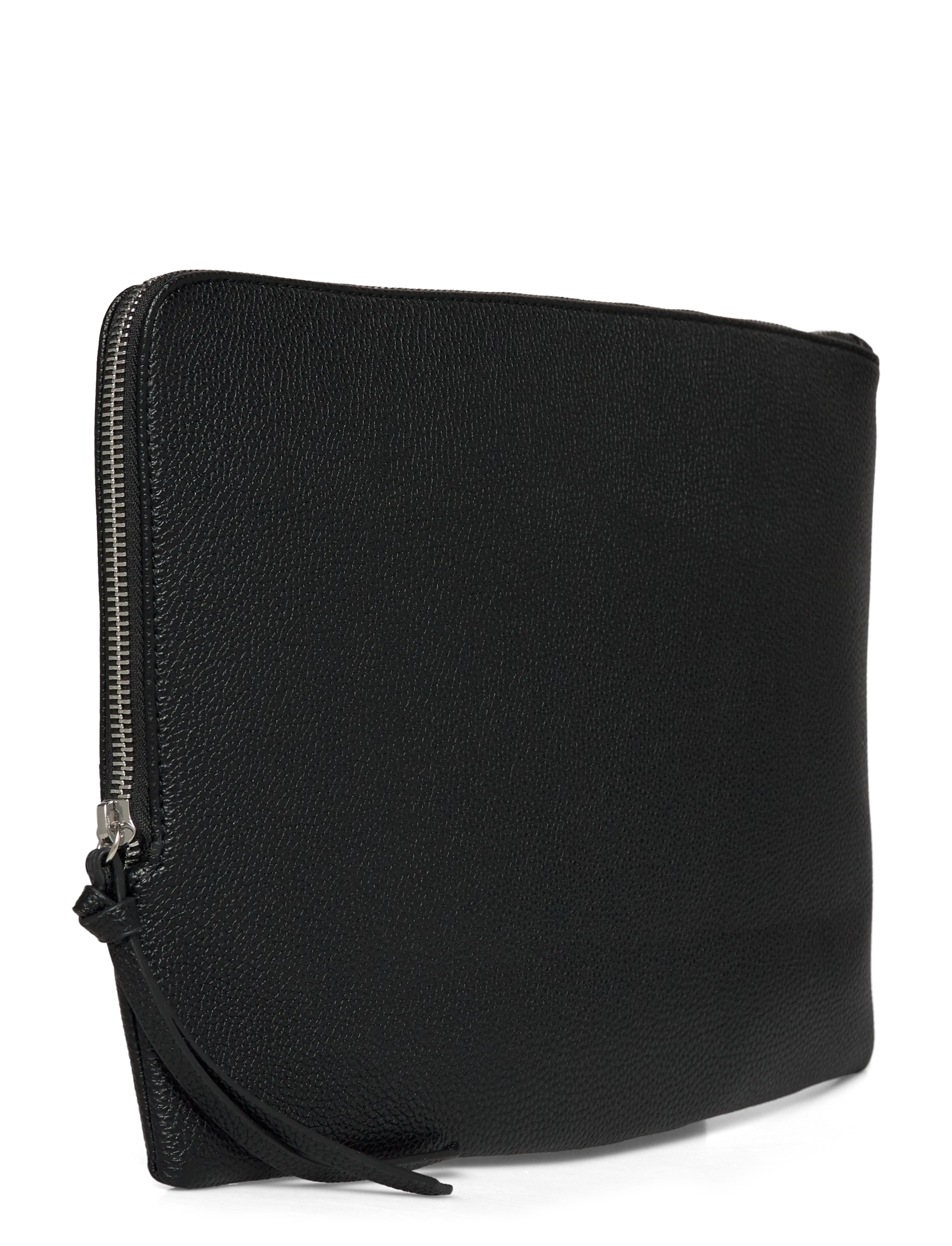 Gina Tricot - Grained pu laptop case - laptopväskor - black (9000) - 2