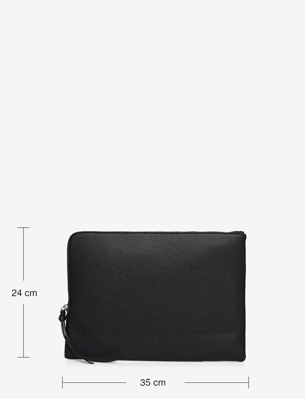 Gina Tricot - Grained pu laptop case - motetrender - black (9000) - 3
