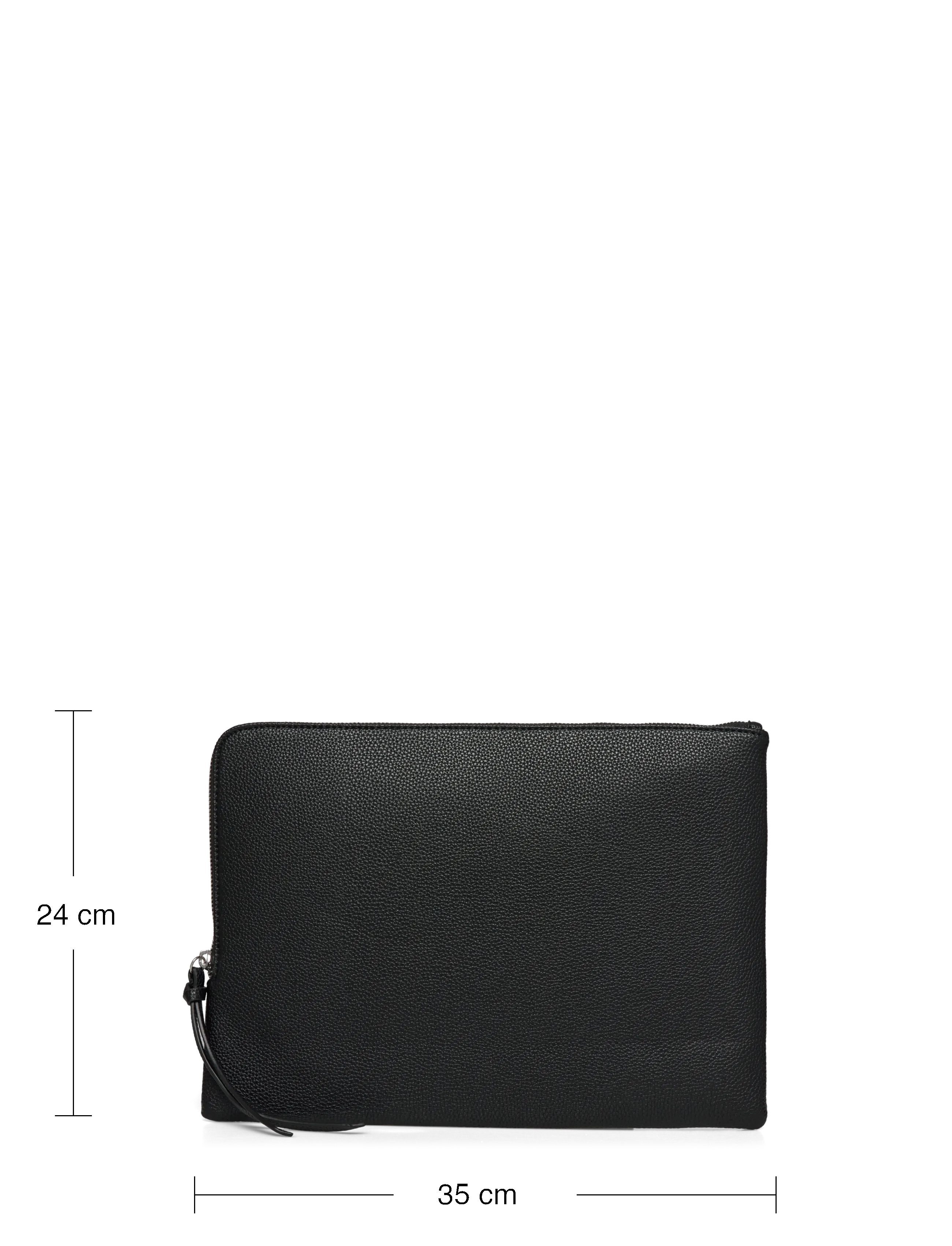 Gina Tricot - Grained pu laptop case - laptopväskor - black (9000) - 3