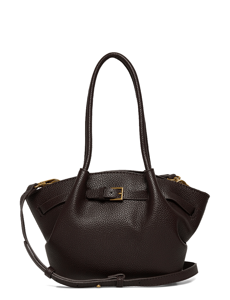 Gina Tricot - Mini fold detail bag - besondere anlässe - brown - 0