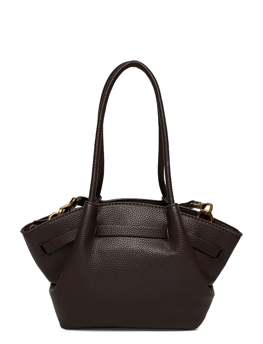 Gina Tricot - Mini fold detail bag - besondere anlässe - brown - 1