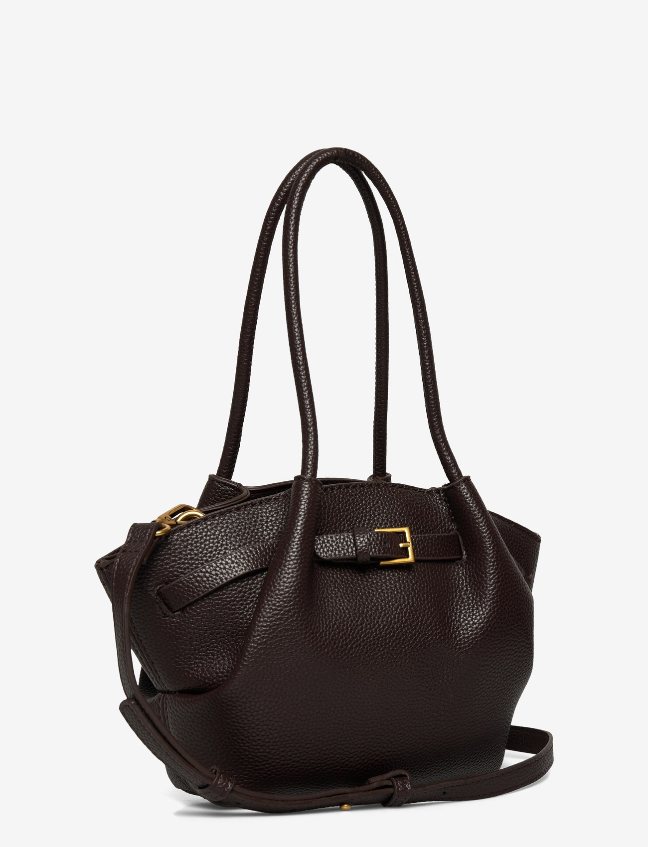 Gina Tricot - Mini fold detail bag - special occasions - brown - 2