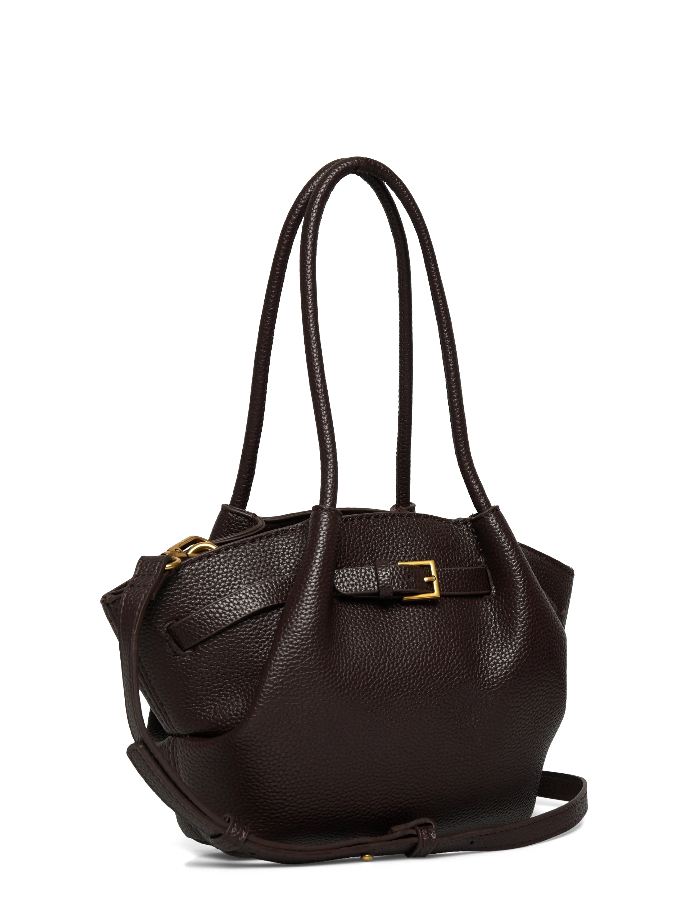Gina Tricot - Mini fold detail bag - besondere anlässe - brown - 2