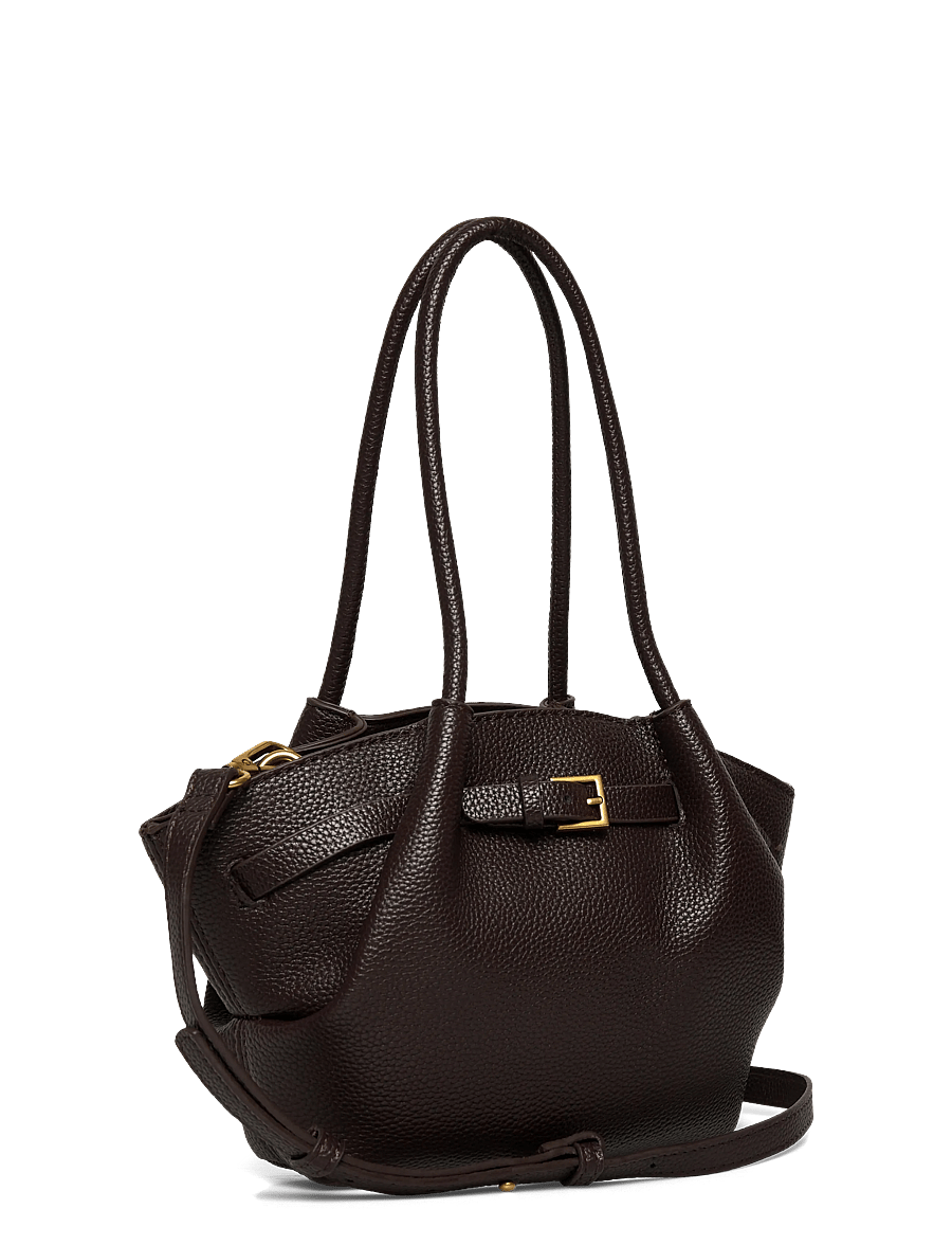 Gina Tricot - Mini fold detail bag - besondere anlässe - brown - 2