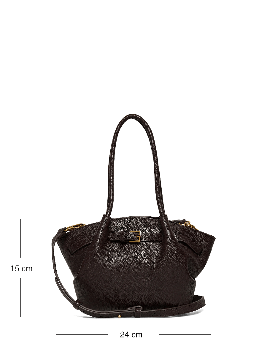 Gina Tricot - Mini fold detail bag - besondere anlässe - brown - 3