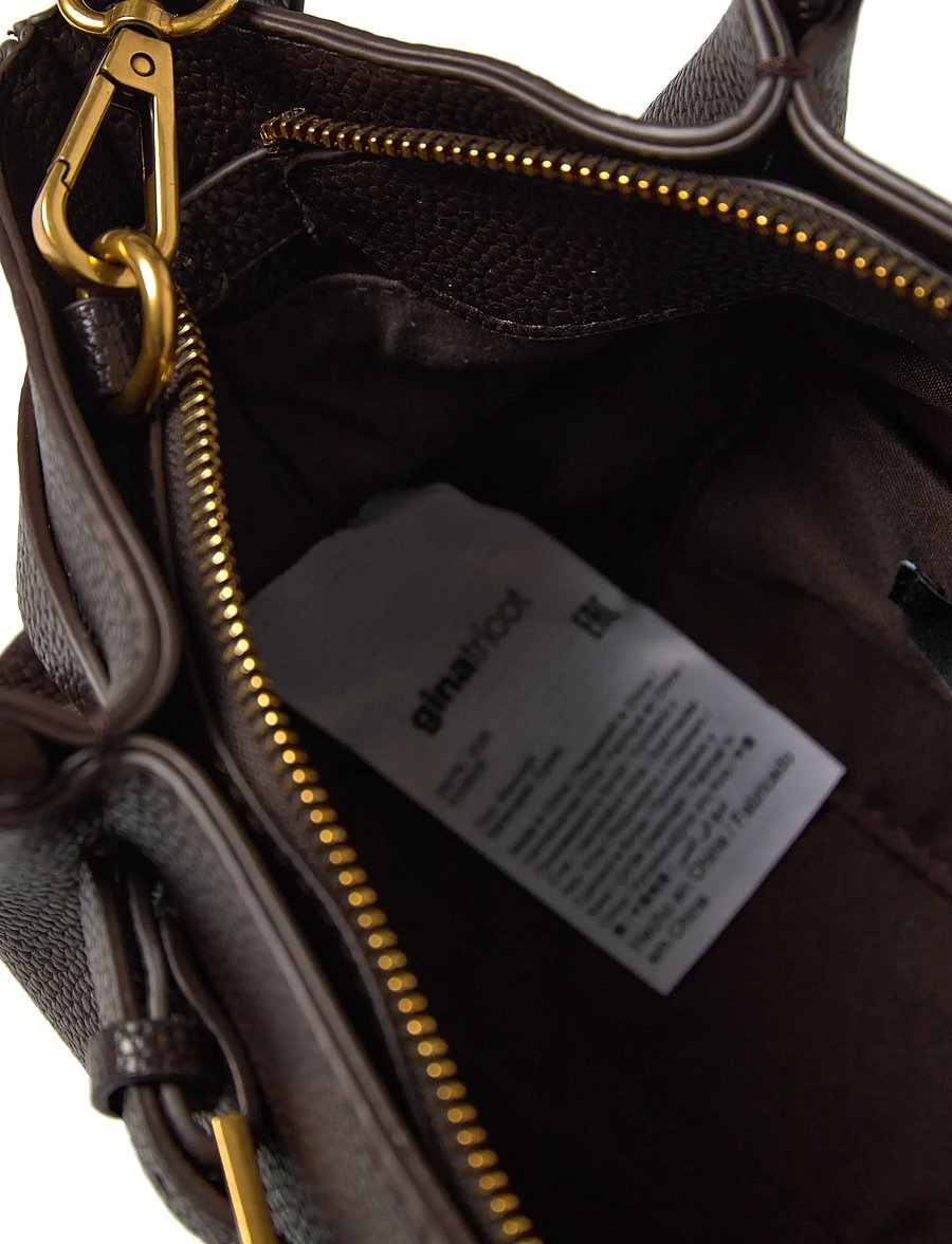 Gina Tricot - Mini fold detail bag - besondere anlässe - brown - 4