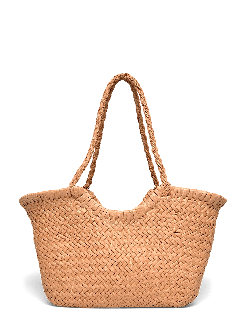 Gina Tricot - Braided straw bag - shoppers - light brown (7053) - 0