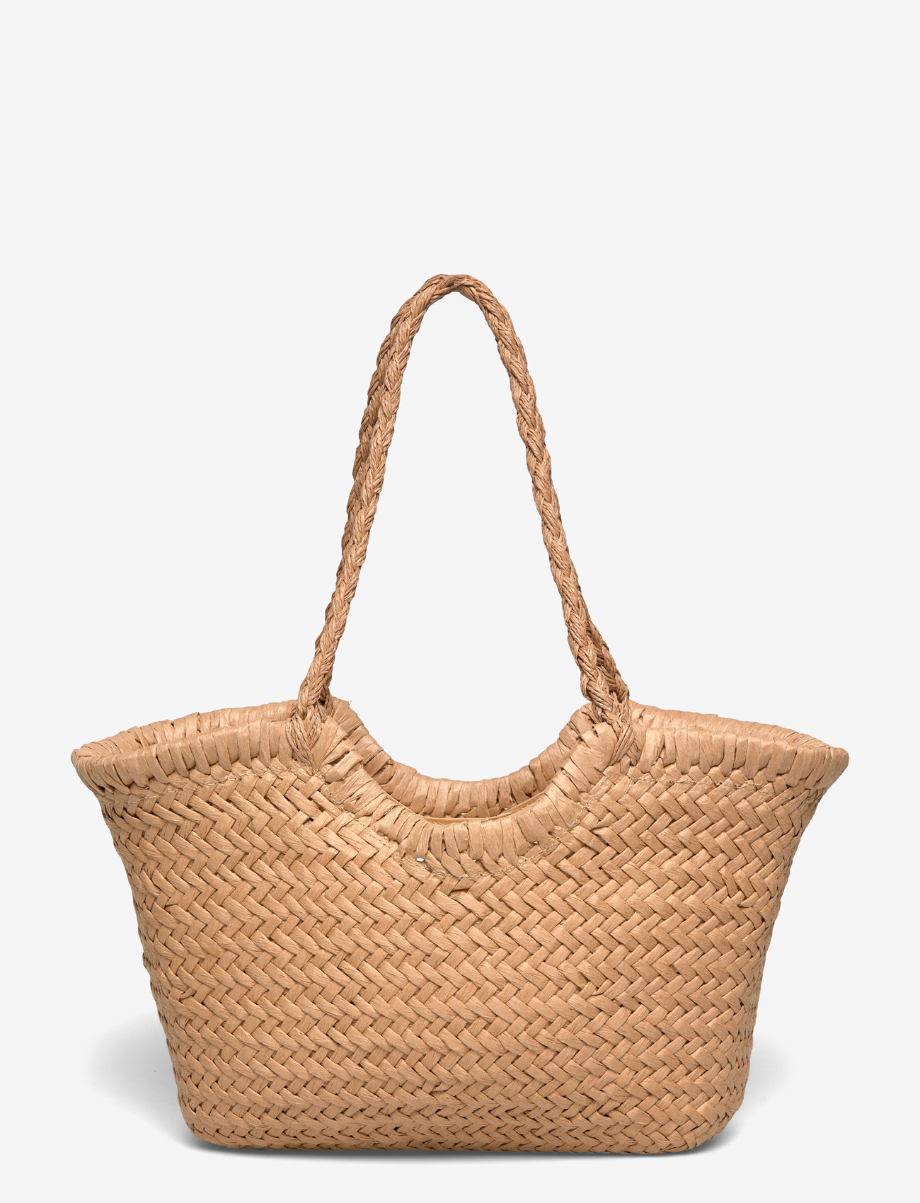 Gina Tricot - Braided straw bag - shoppere - light brown (7053) - 1