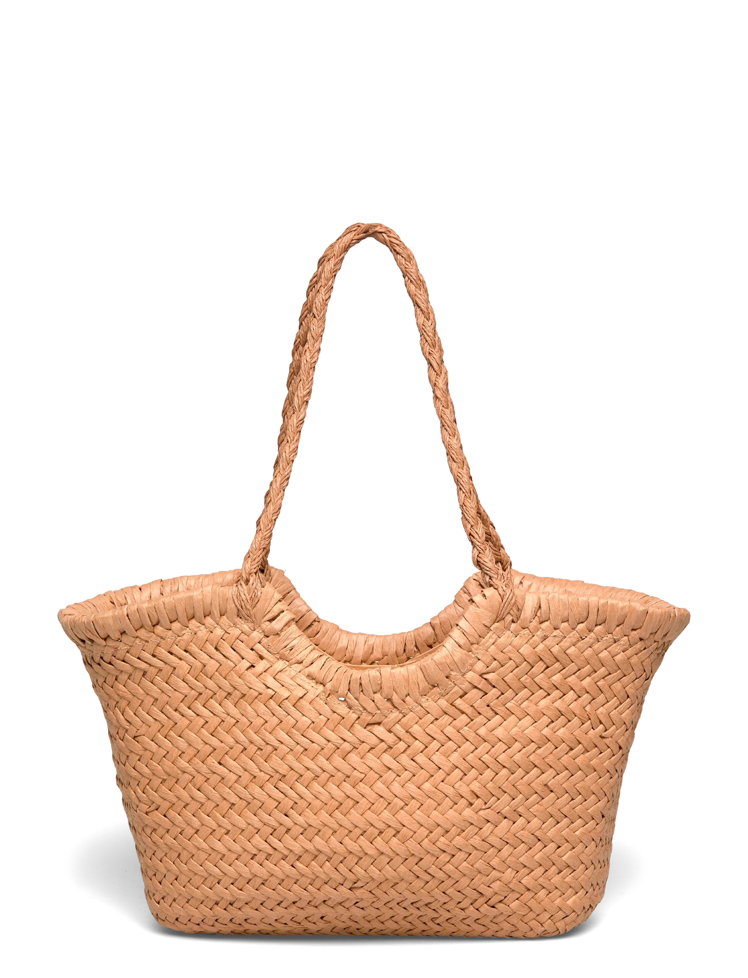 Gina Tricot - Braided straw bag - shopperki - light brown (7053) - 1
