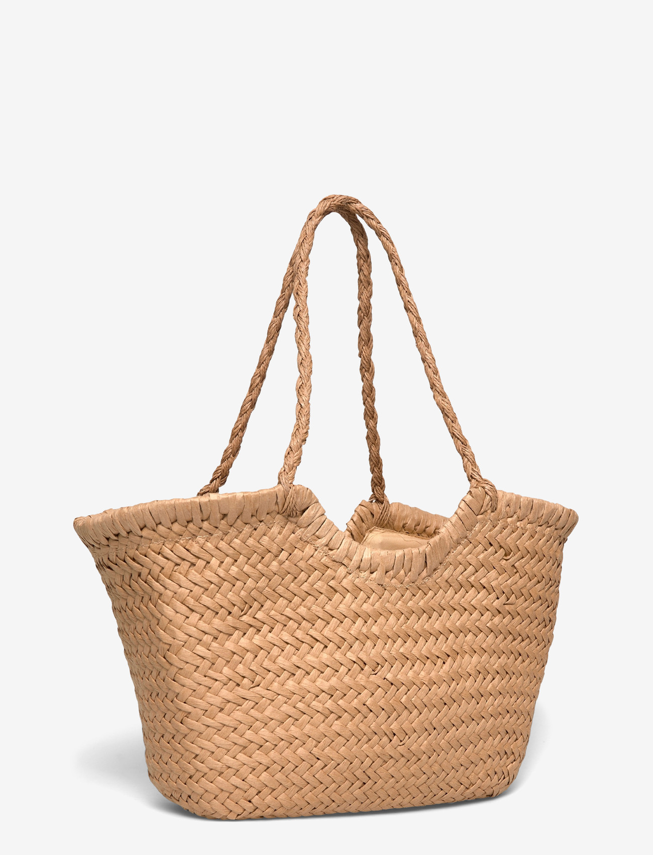 Gina Tricot - Braided straw bag - shoppere - light brown (7053) - 2