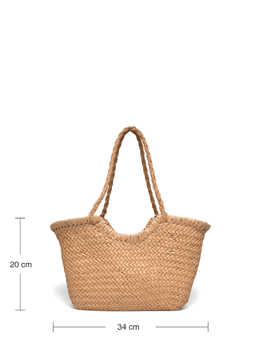 Gina Tricot - Braided straw bag - shopper - light brown (7053) - 3