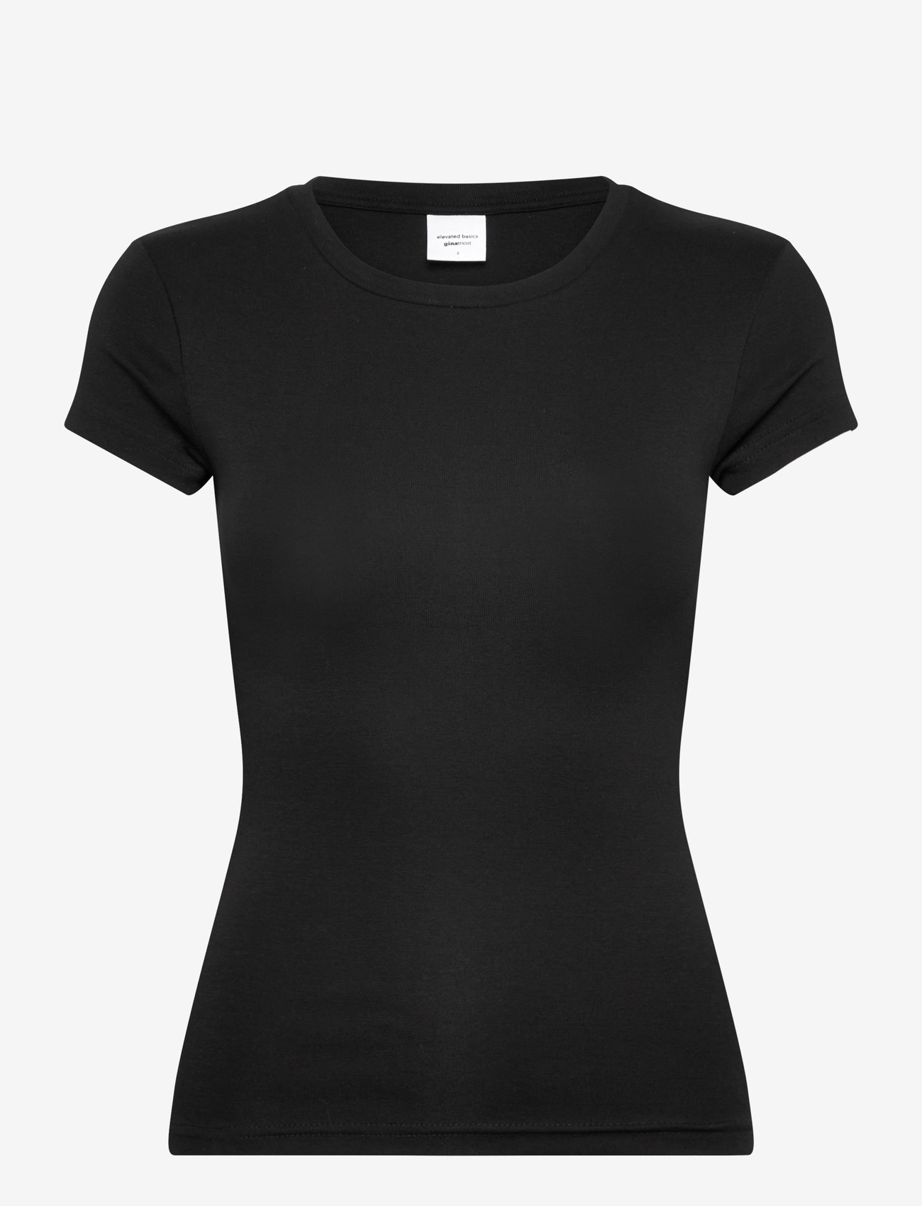 Gina Tricot - Perfect tight tee - t-shirts - black (9000) - 1