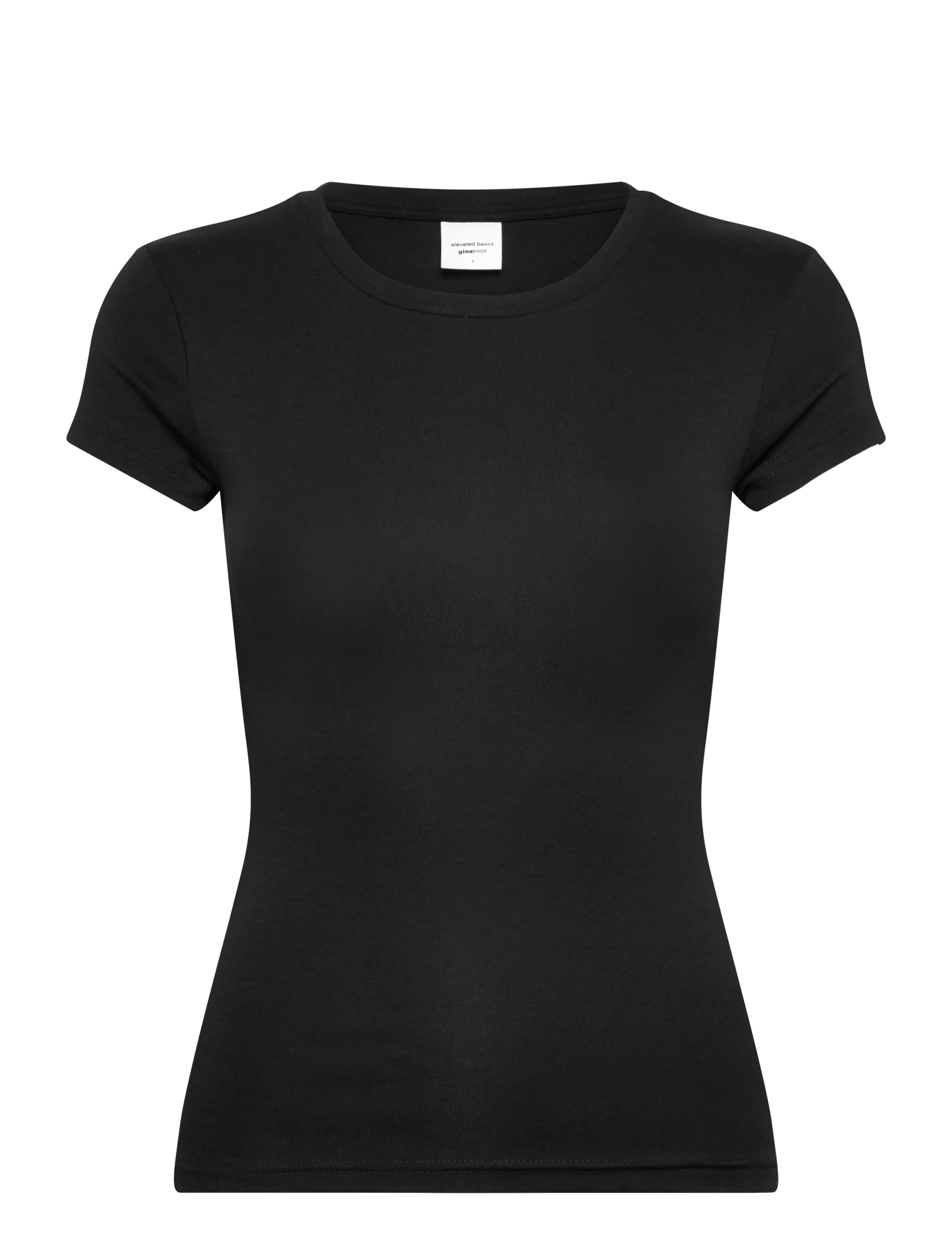 Gina Tricot Perfect tight tee - Flash Days - BLACK (9000) / black