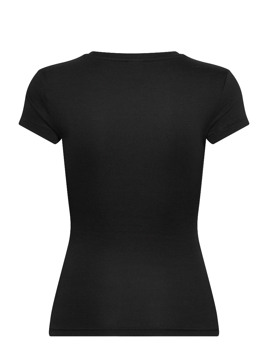 Gina Tricot - Perfect tight tee - t-shirts - black (9000) - 2