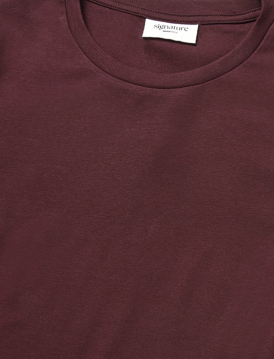Gina Tricot - Perfect tight tee - t-särgid - decadent chocolate - 5