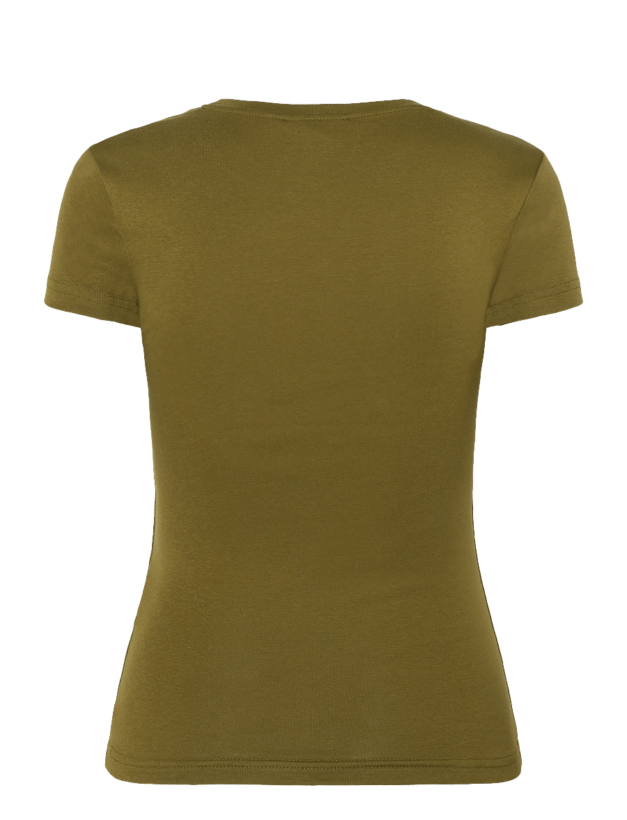 Gina Tricot - Perfect tight tee - t-shirts - fir green - 2