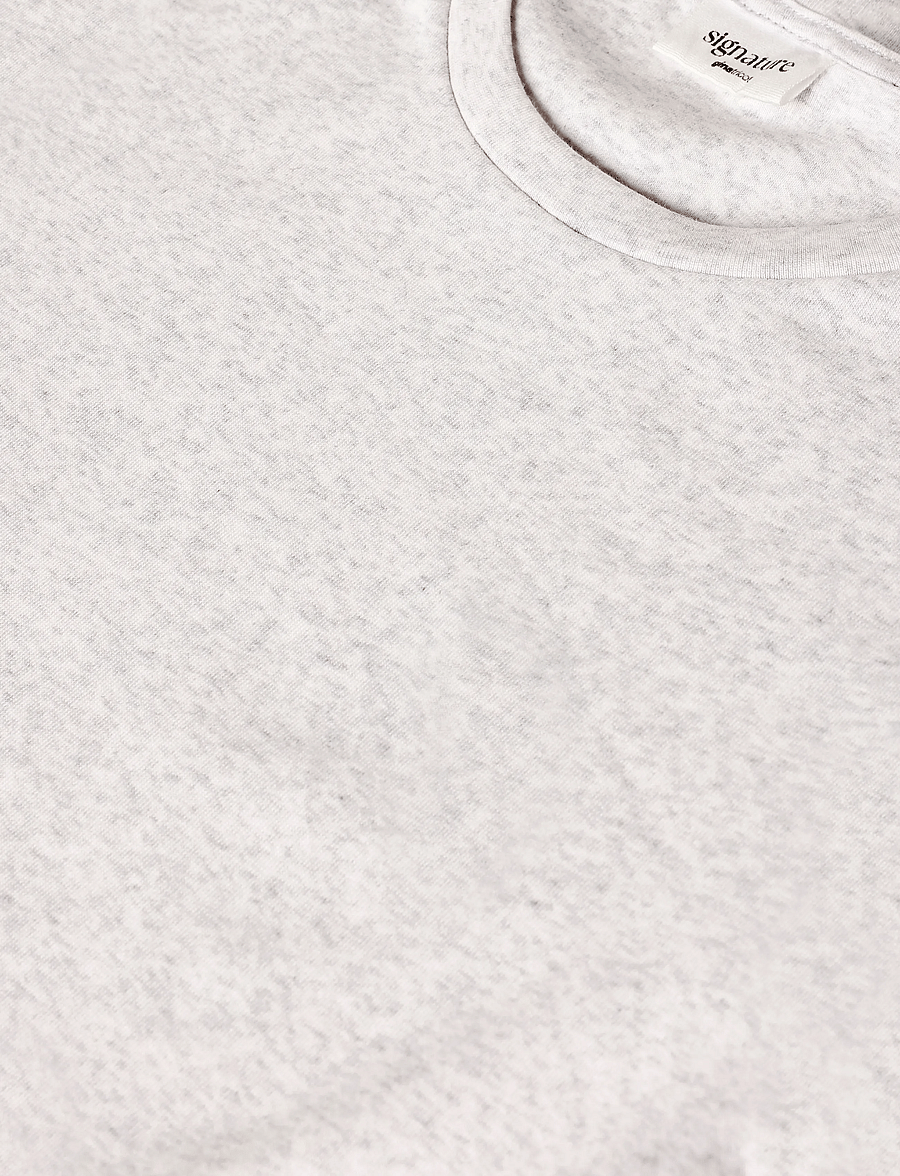 Gina Tricot - Perfect tight tee - t-shirts - lt grey melange - 5