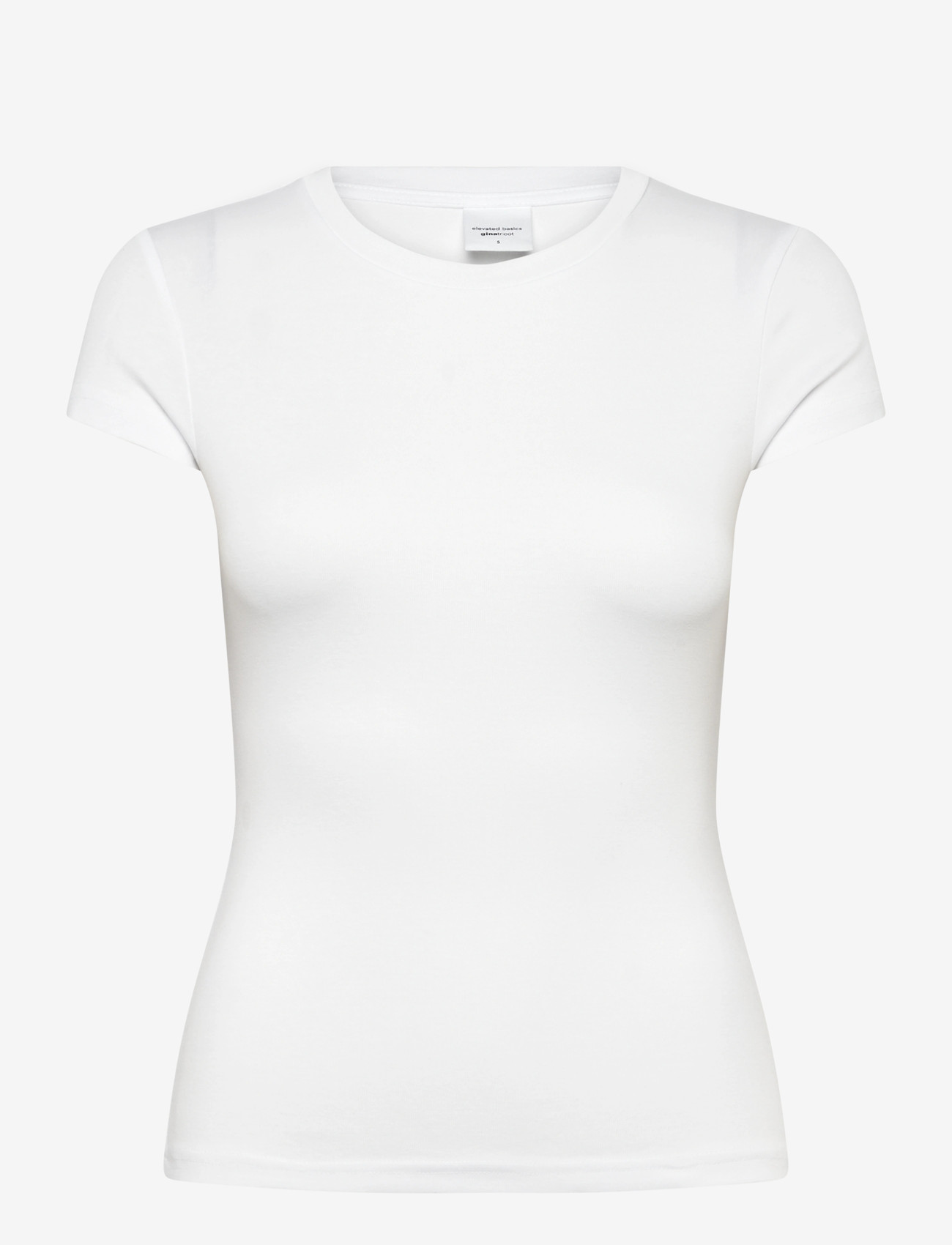 Gina Tricot - Perfect tight tee - t-shirts - white (1000) - 1