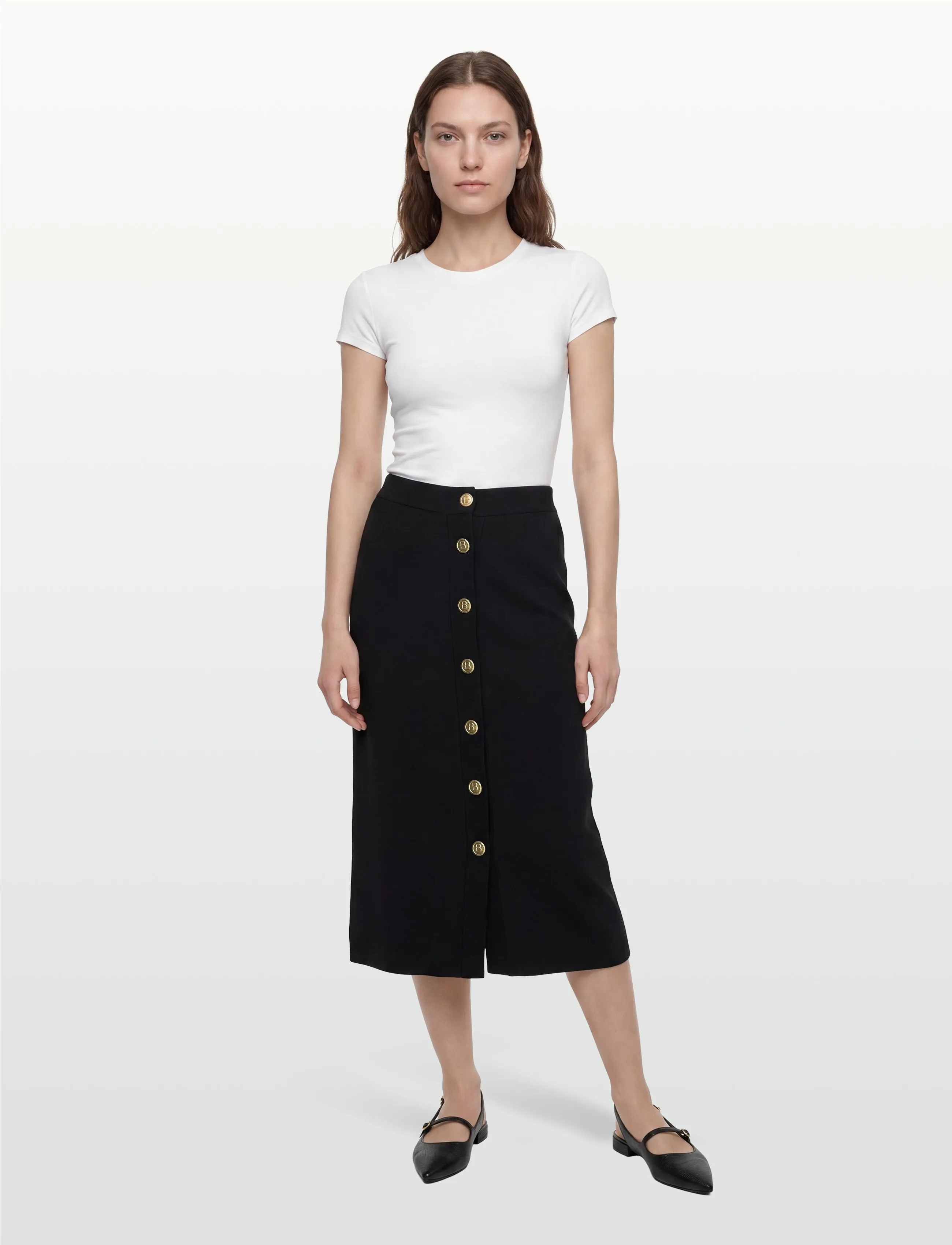 Gina Tricot - Perfect tight tee - t-särgid - white (1000) - 0