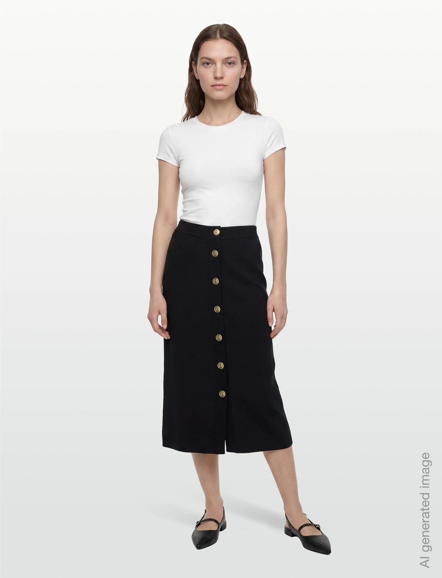 Gina Tricot - Perfect tight tee - t-shirts - white (1000) - 0