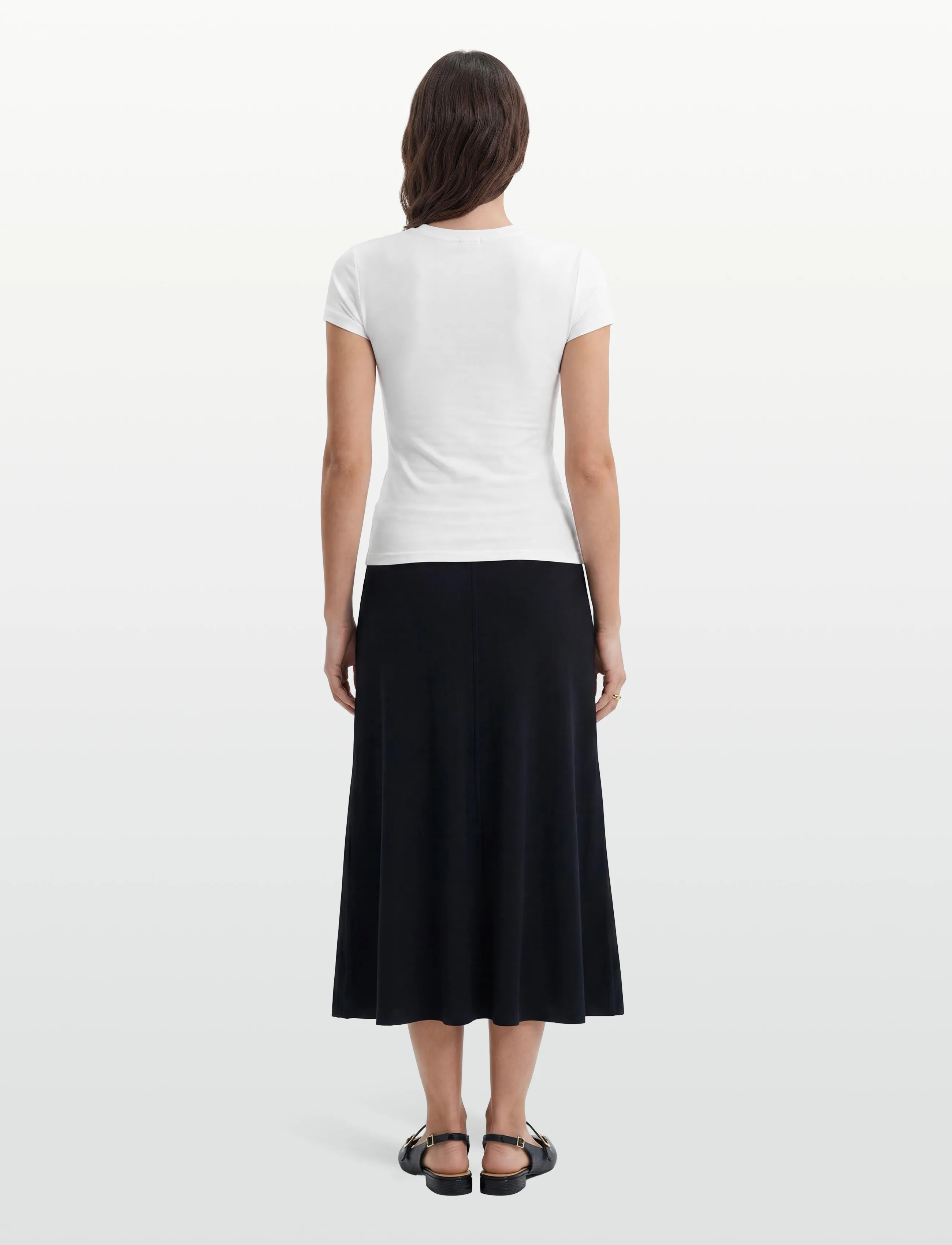 Gina Tricot - Perfect tight tee - t-särgid - white (1000) - 4
