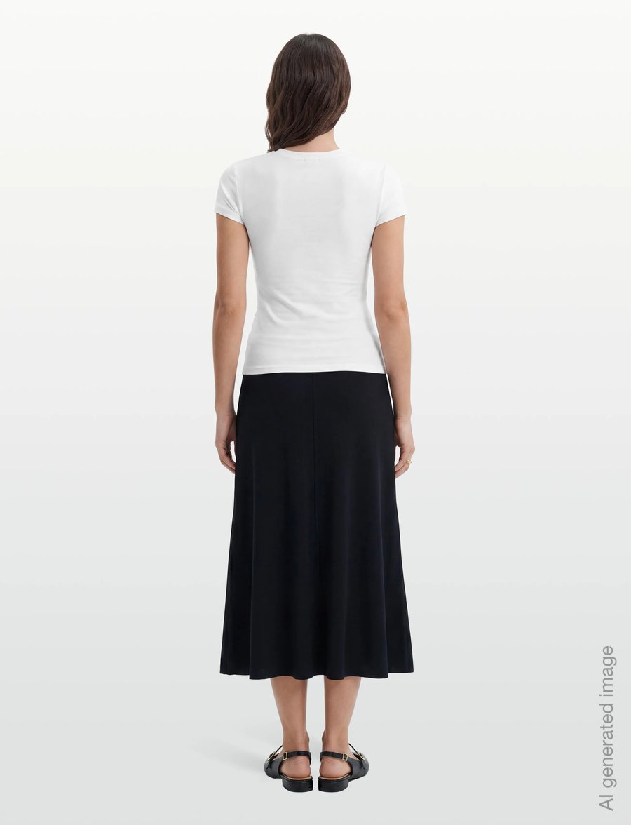 Gina Tricot - Perfect tight tee - t-shirts - white (1000) - 4