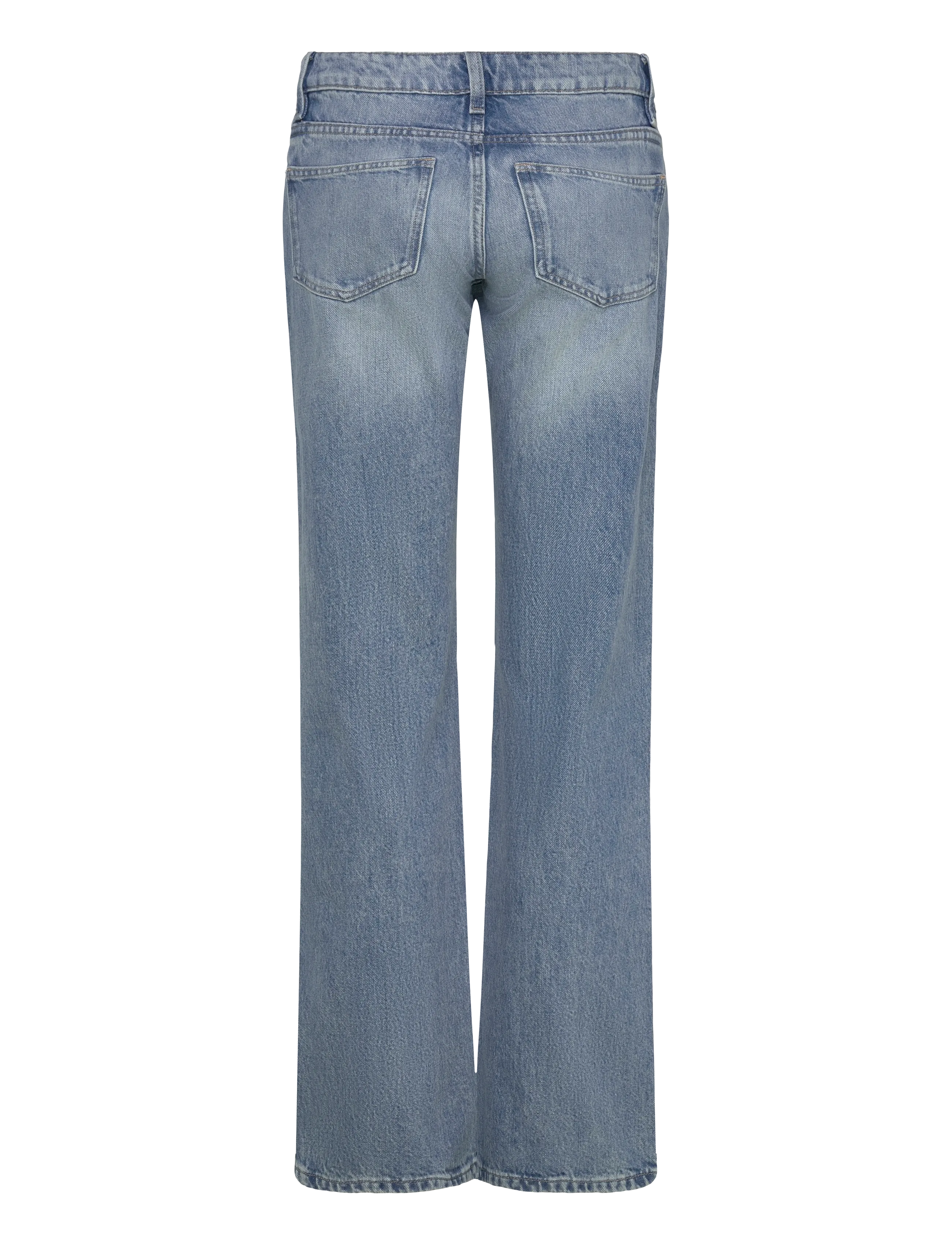 Gina Tricot - Lacing jeans - raka jeans - lt blue (5150) - 1