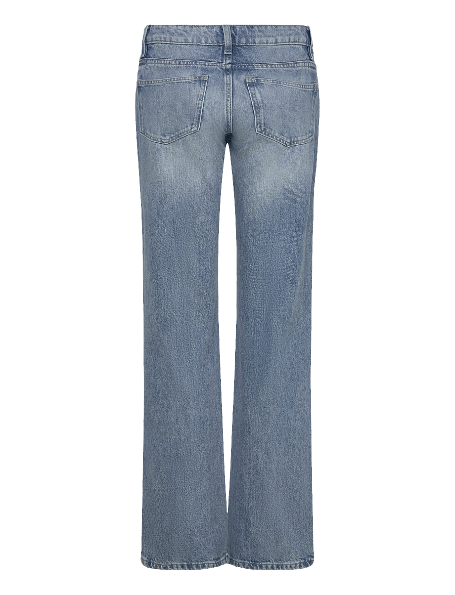 Gina Tricot - Lacing jeans - straight jeans - lt blue (5150) - 1
