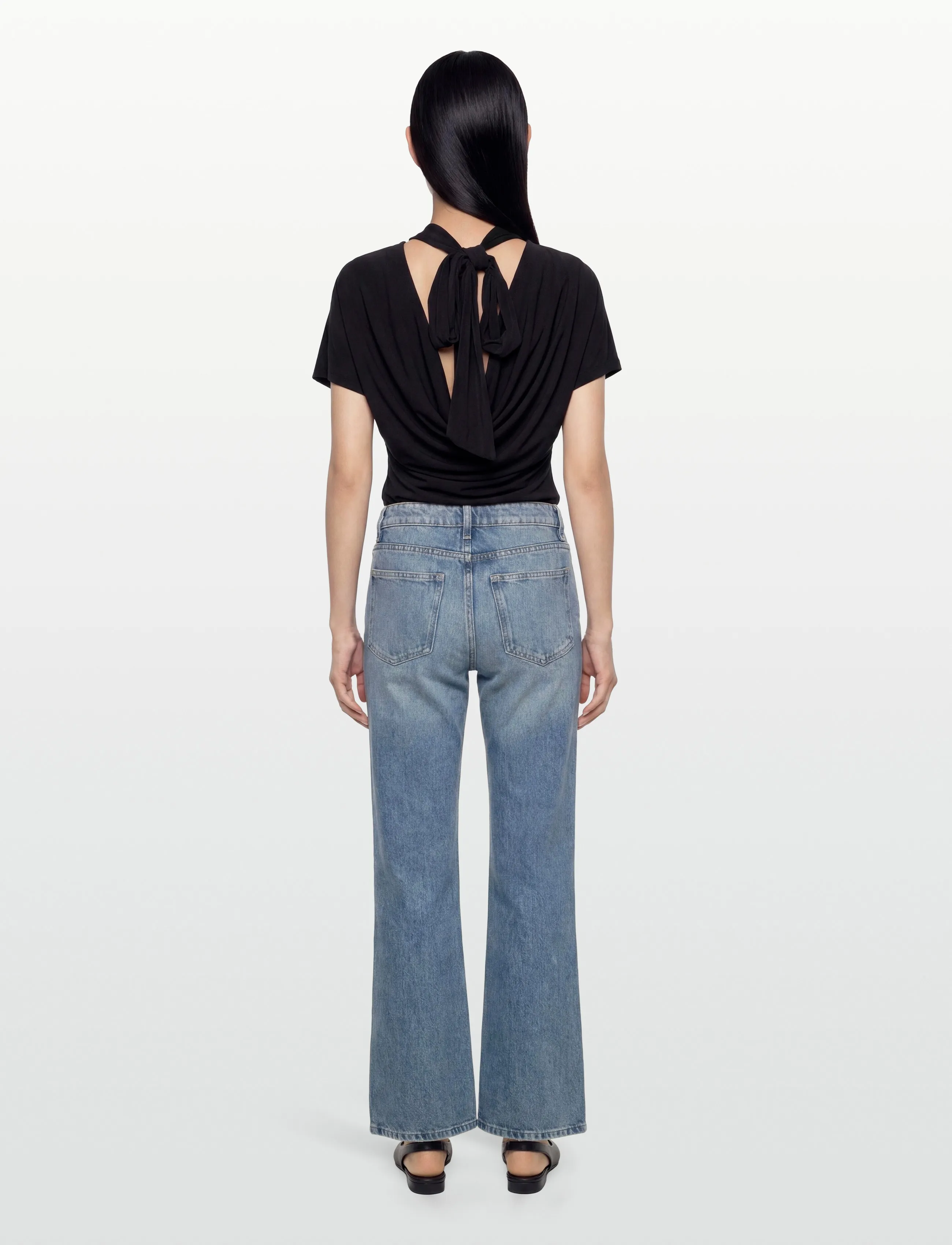 Gina Tricot - Lacing jeans - straight jeans - lt blue (5150) - 4