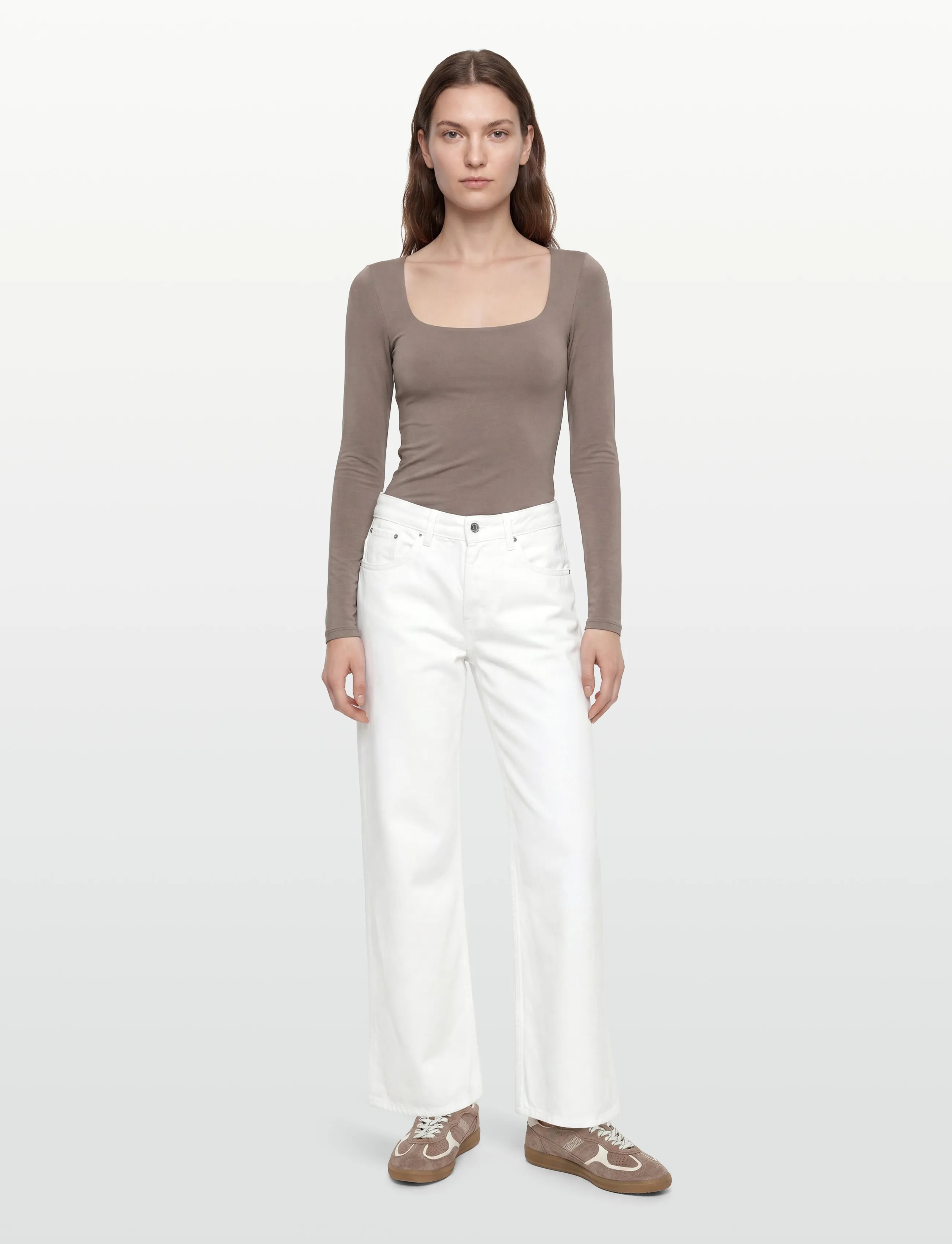 Gina Tricot Boyfriend Jeans, 38, Weiß - Frauen