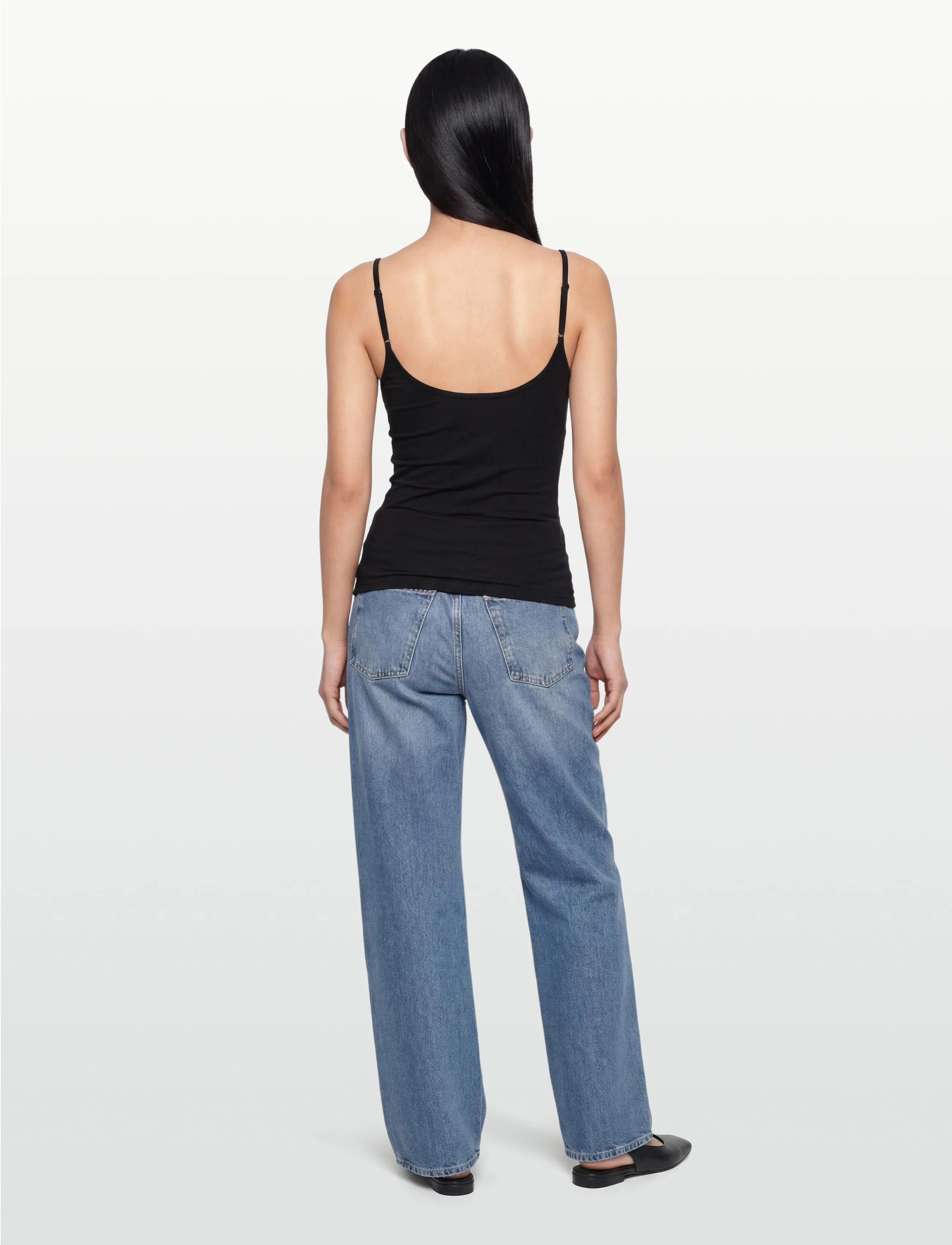 Gina Tricot - Perfect strap singlet - Ärmellose tops - black (9000) - 4