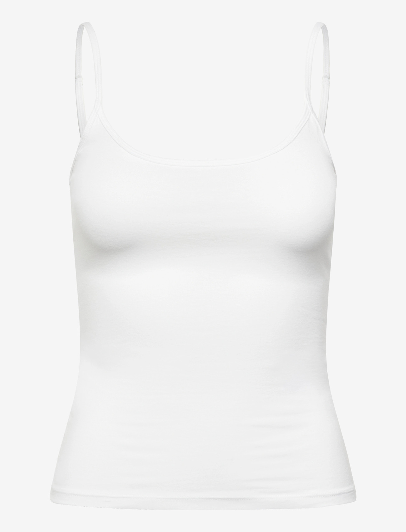 Gina Tricot - Perfect strap singlet - sleeveless tops - white (1000) - 1
