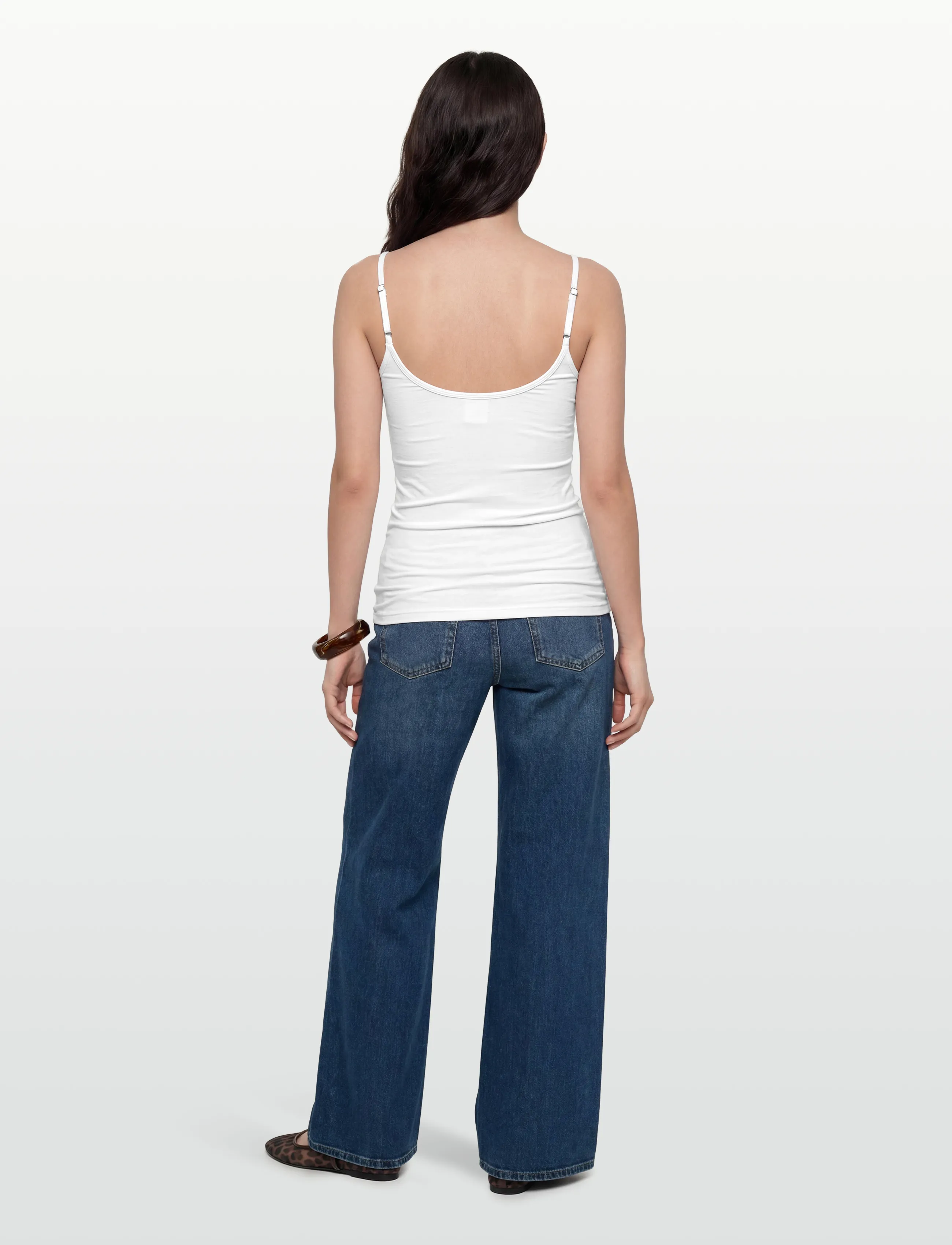 Gina Tricot - Perfect strap singlet - sleeveless tops - white (1000) - 4