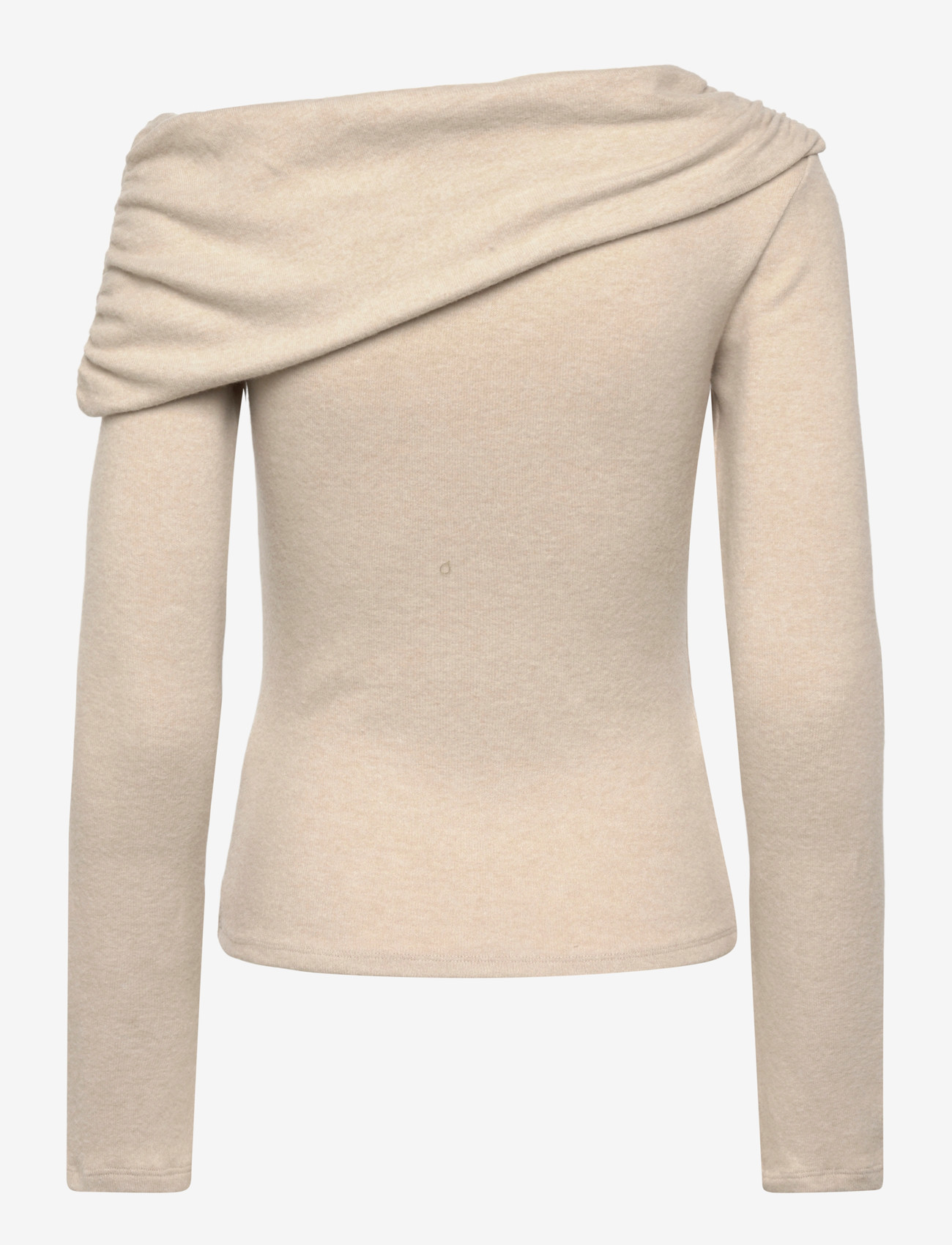 Gina Tricot - One shoulder top - langærmede toppe - beige melange (1186) - 1