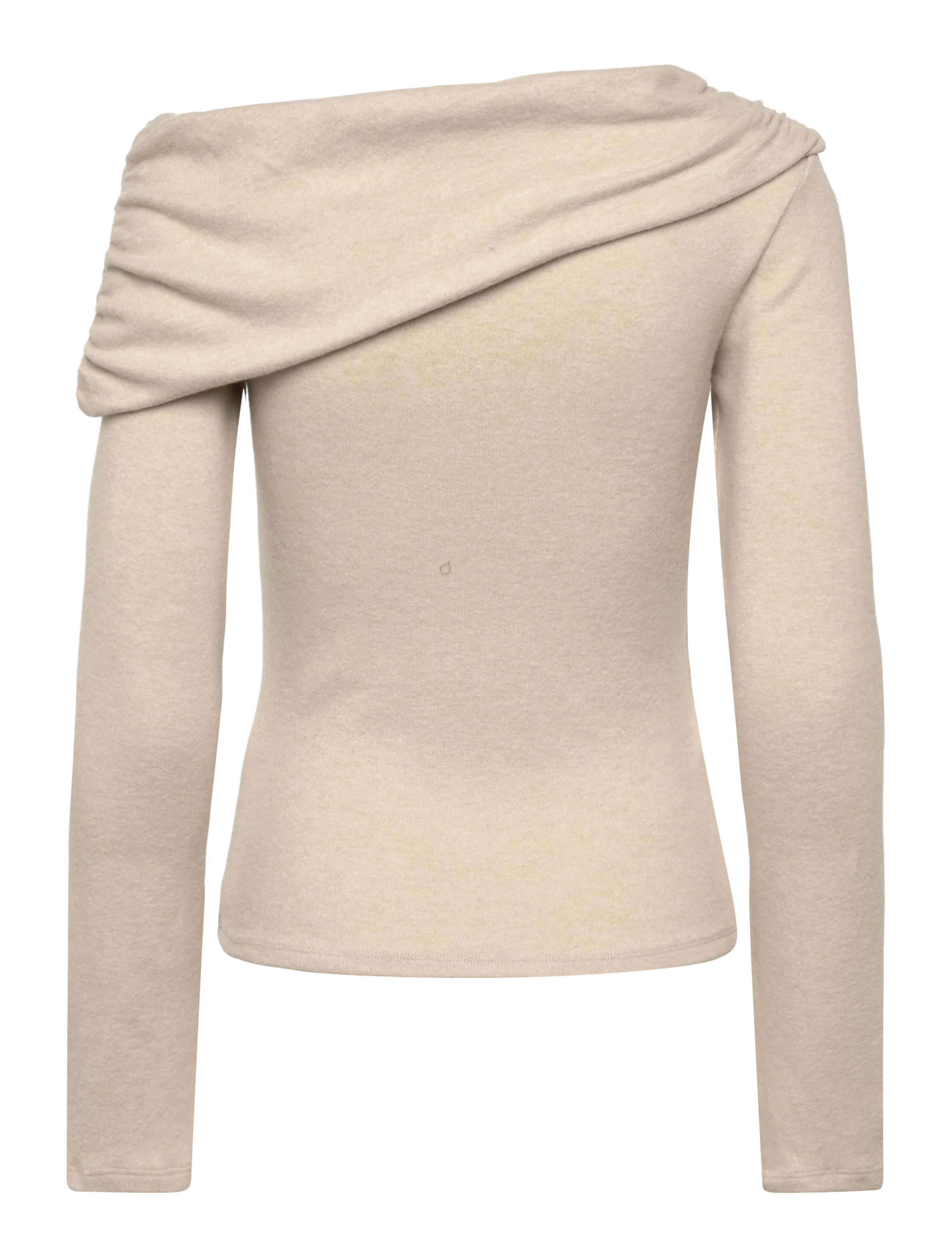 Gina Tricot - One shoulder top - long-sleeved tops - beige melange (1186) - 1