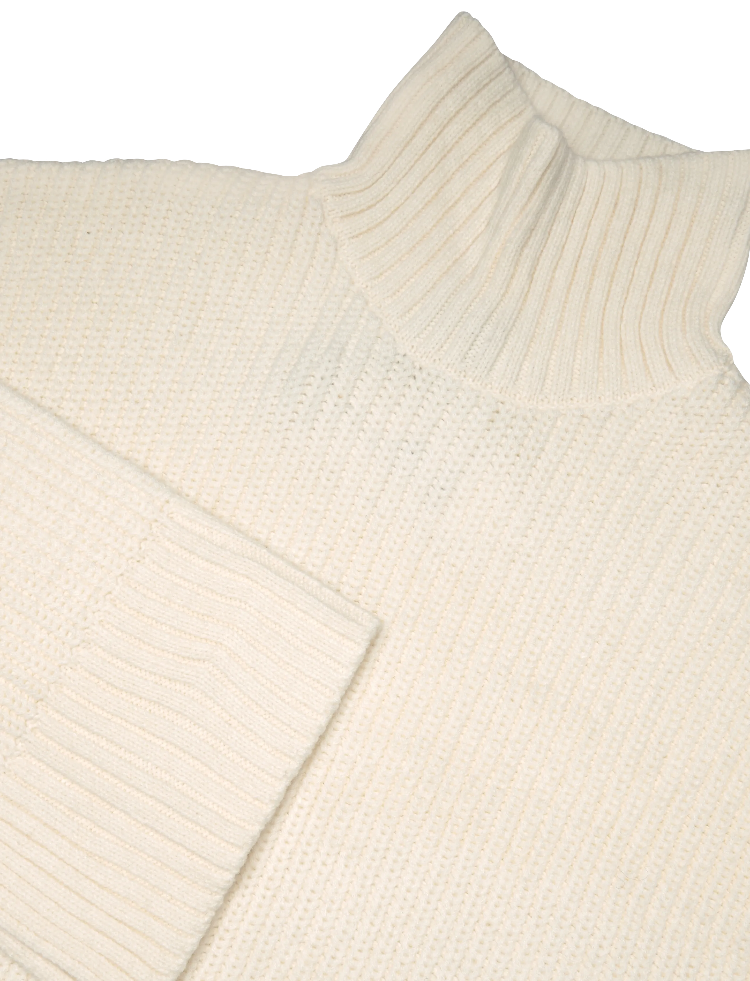 Gina Tricot - Knitted turtleneck sweater - jumpers - gardenia (1496) - 2