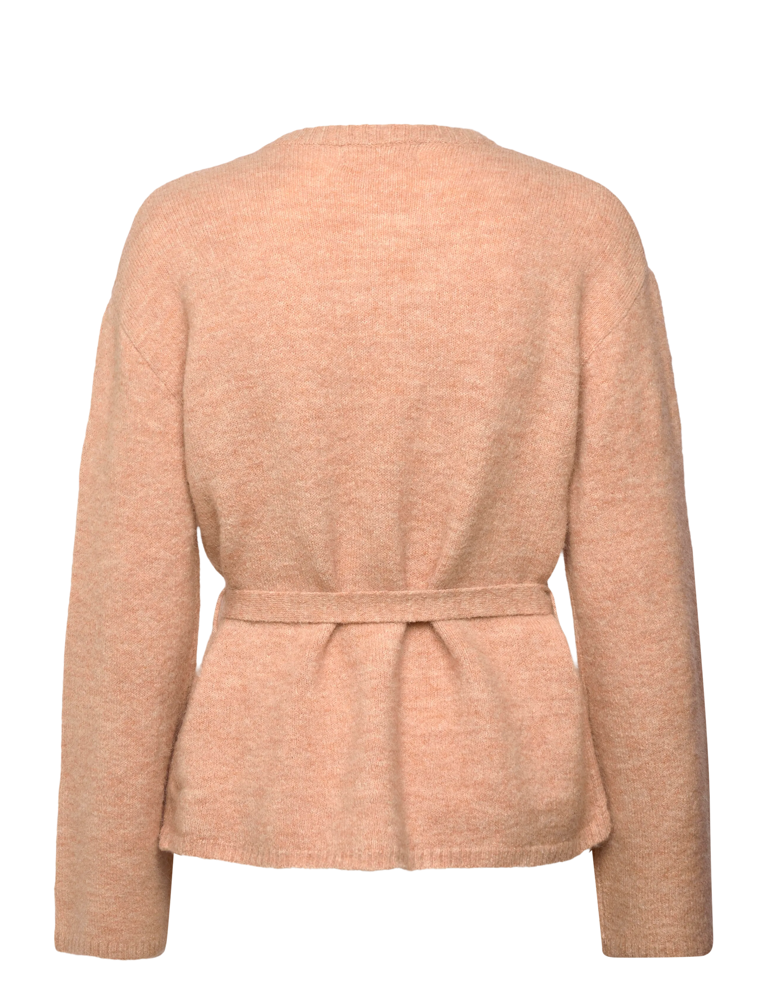 Gina Tricot - Knitted tie cardigan - strickjacken - fudge (3066) - 1