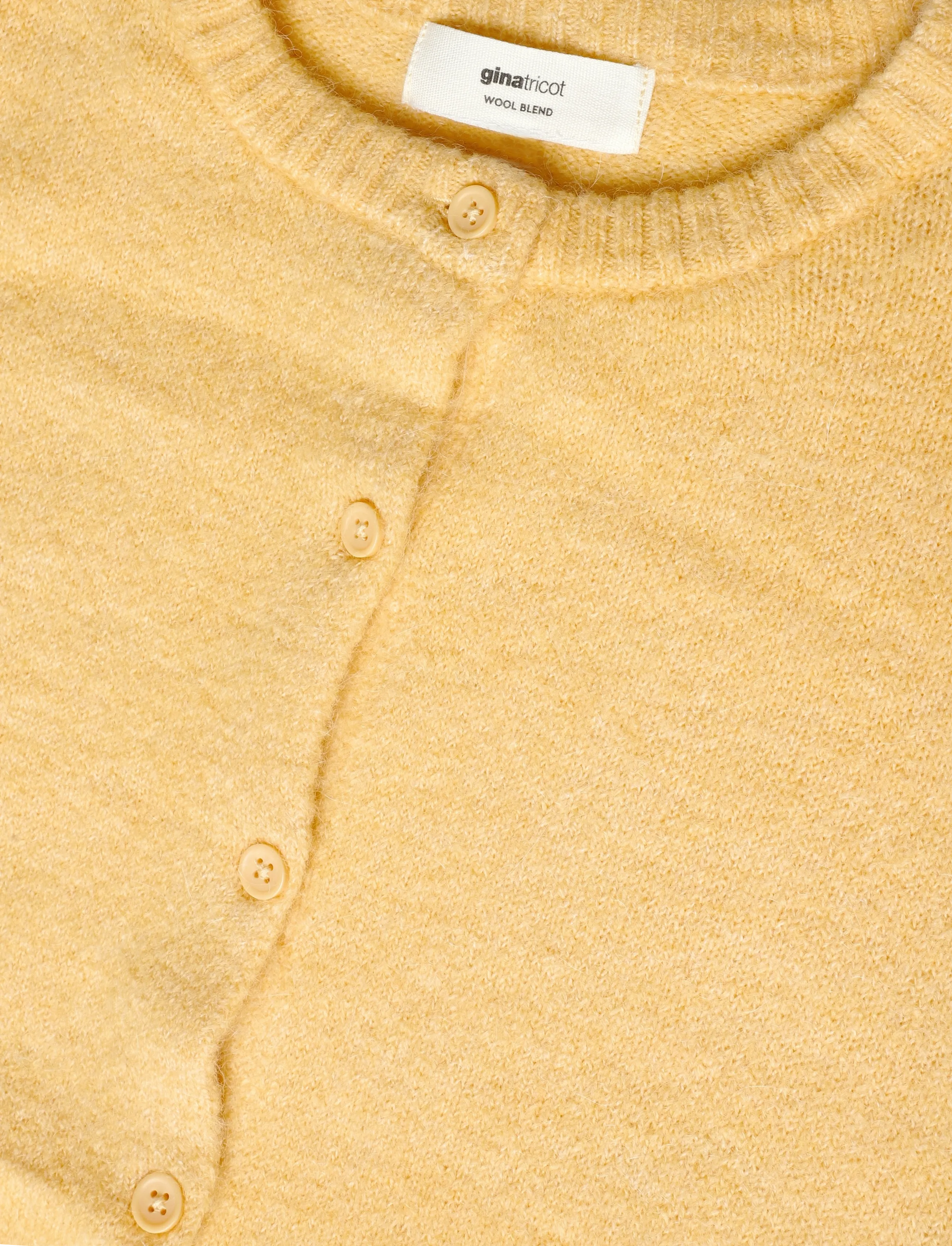 Gina Tricot - Knitted tie cardigan - strickjacken - sahara sun (2015) - 2