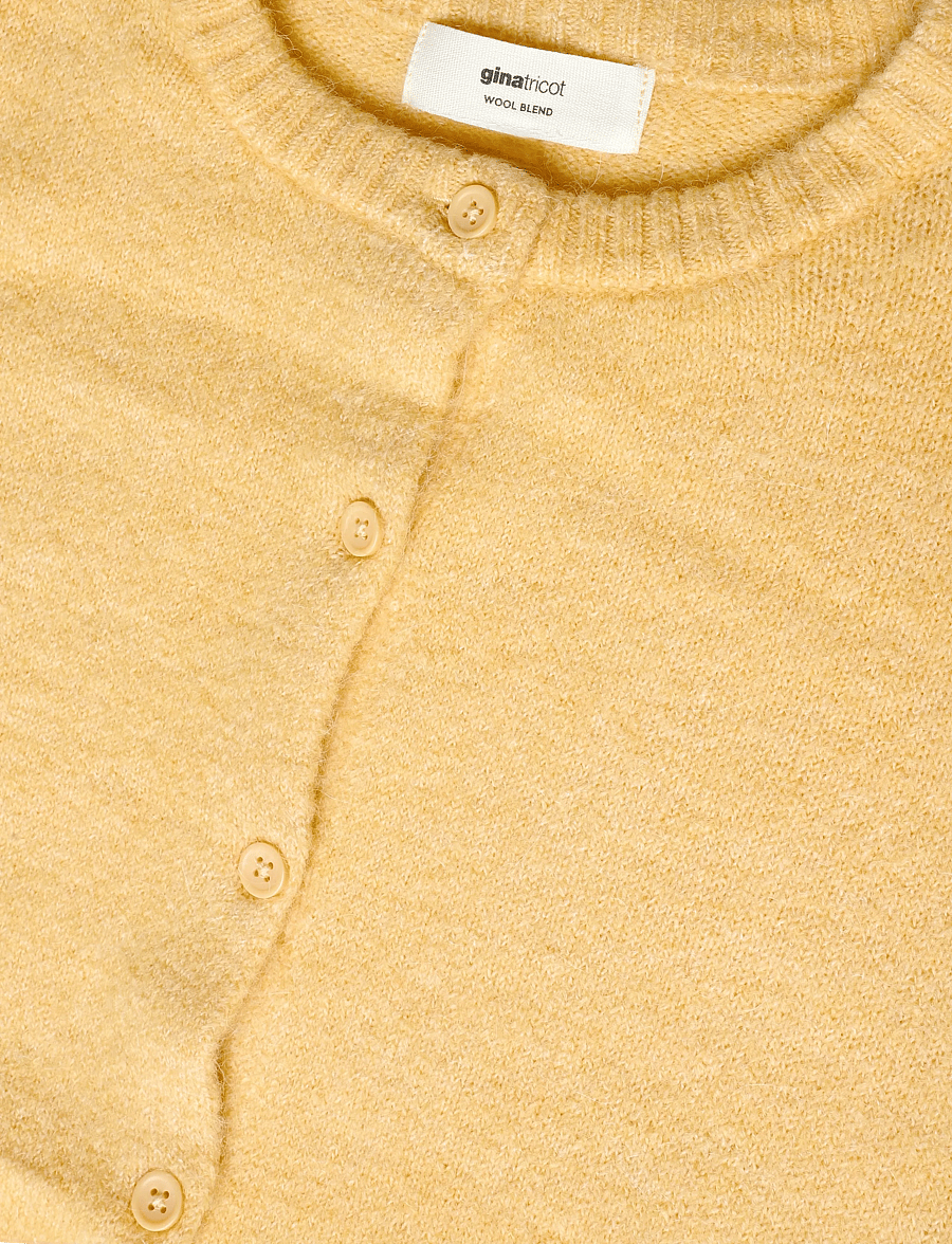 Gina Tricot - Knitted tie cardigan - strickjacken - sahara sun (2015) - 2