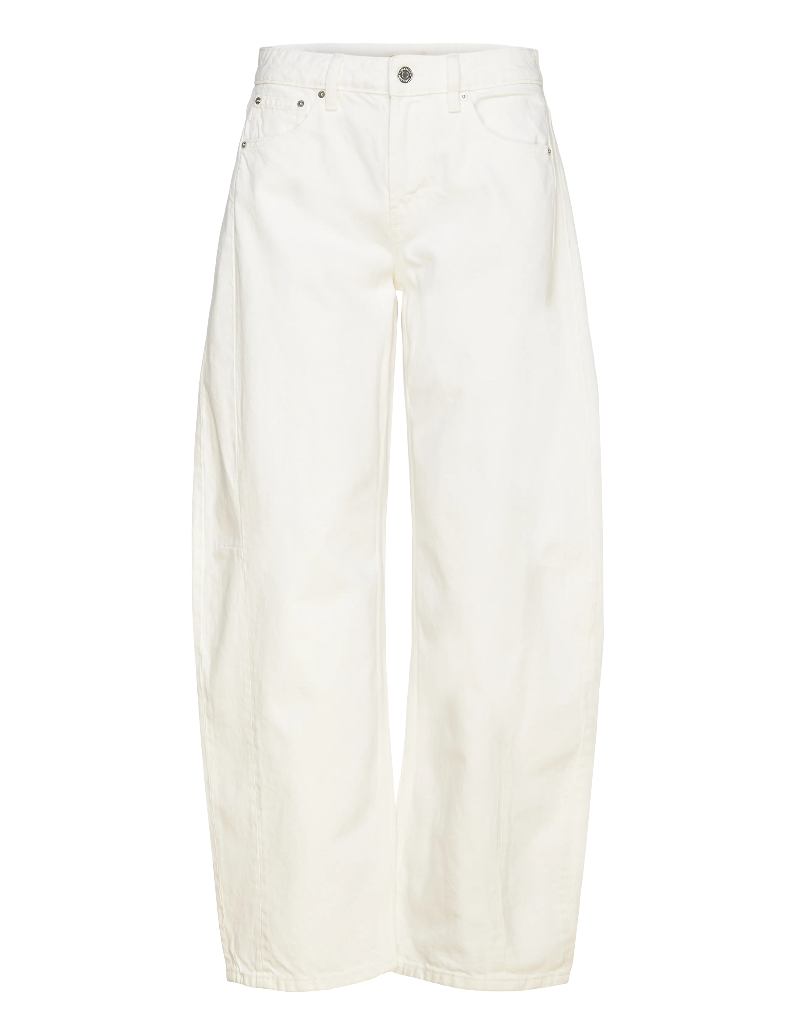Gina Tricot Balloon jeans - Barrel Jeans - OFFWHITE / cream