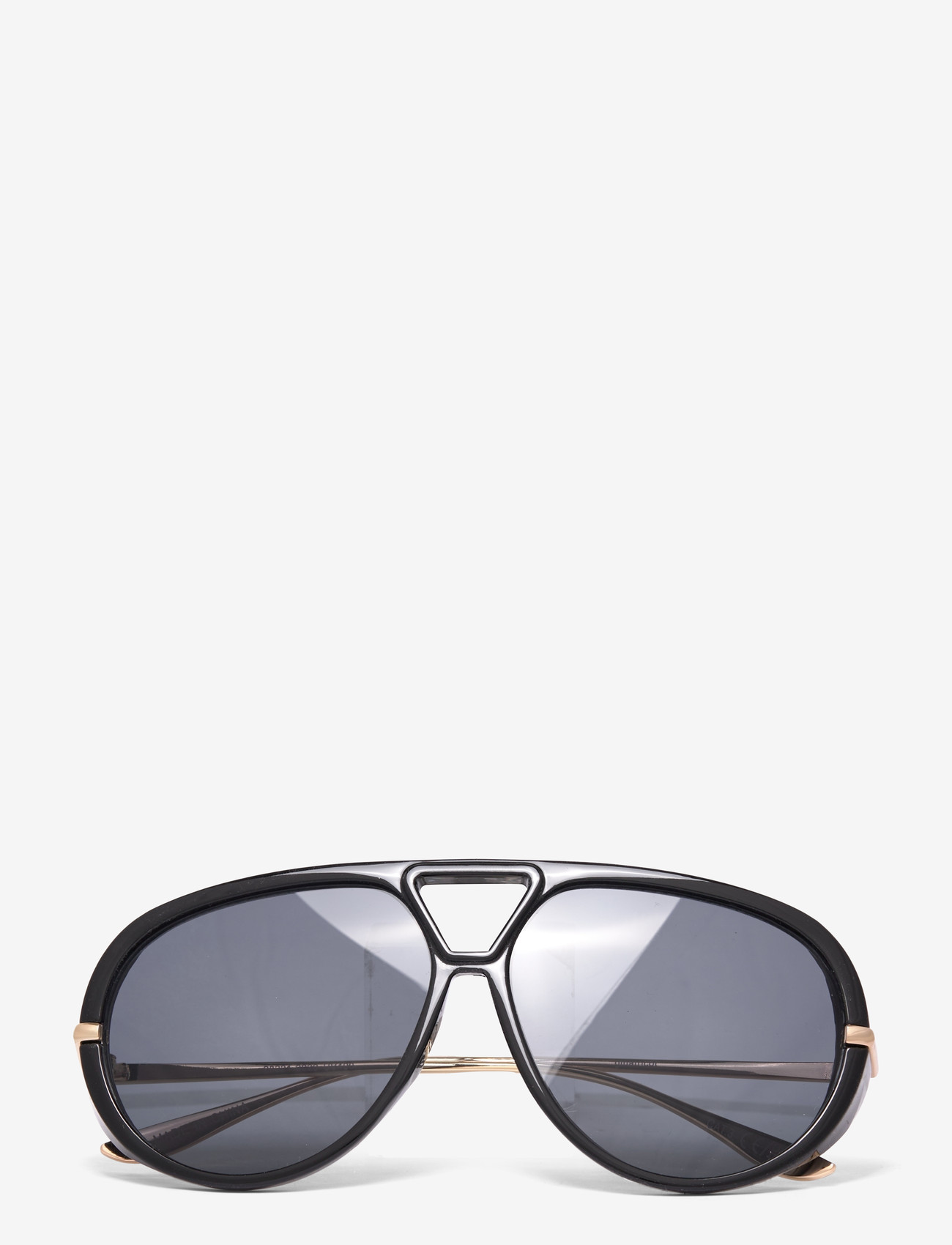 Gina Tricot - Bold aviator sunglasses - pilot - black/gold (9020) - 0
