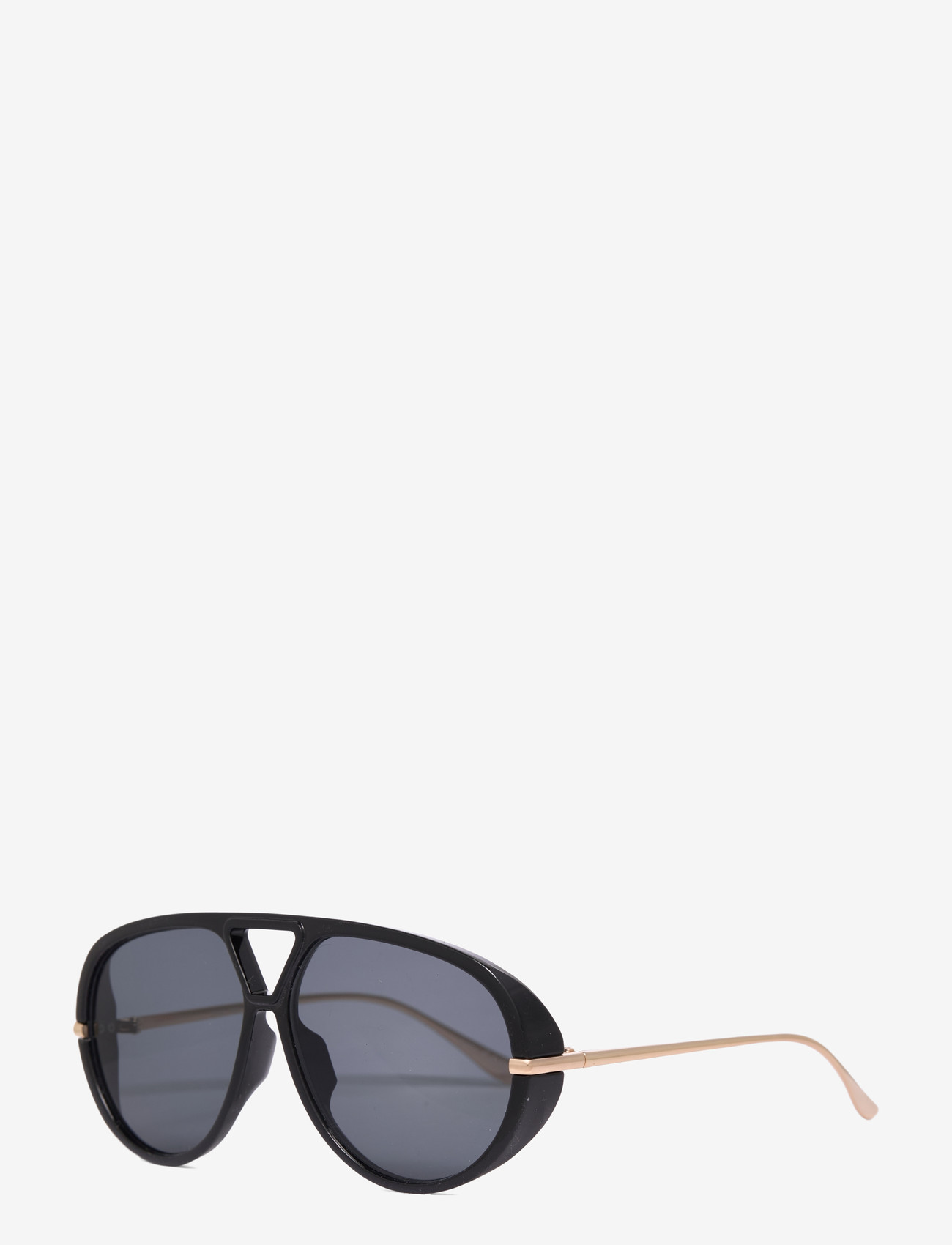 Gina Tricot - Bold aviator sunglasses - pilot - black/gold (9020) - 1
