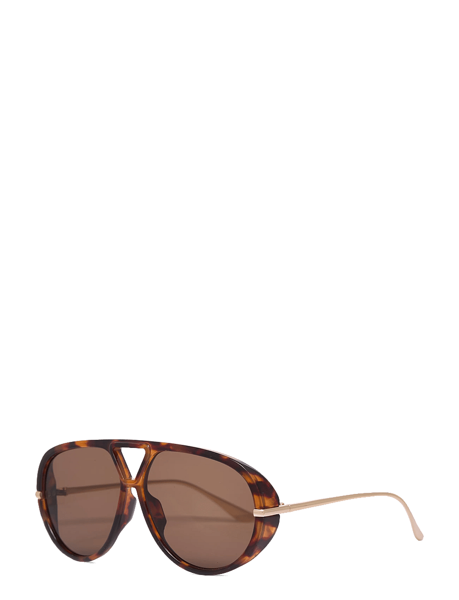 Gina Tricot - Bold aviator sunglasses - pilot - tortoise (7026) - 1
