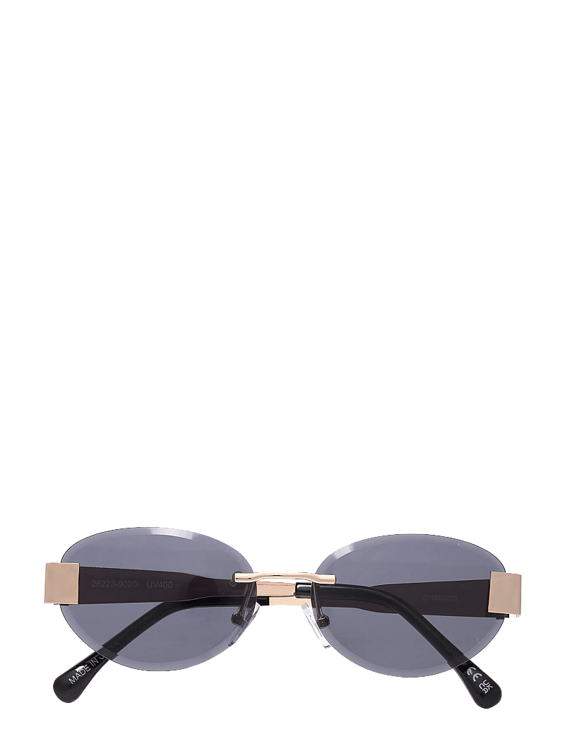 Gina Tricot - Rimless sunglasses - Ümmargused päikeseprillid - black/gold (9020) - 0