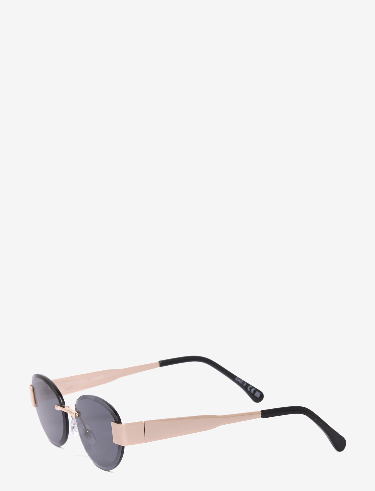 Gina Tricot - Rimless sunglasses - Ümmargused päikeseprillid - black/gold (9020) - 1