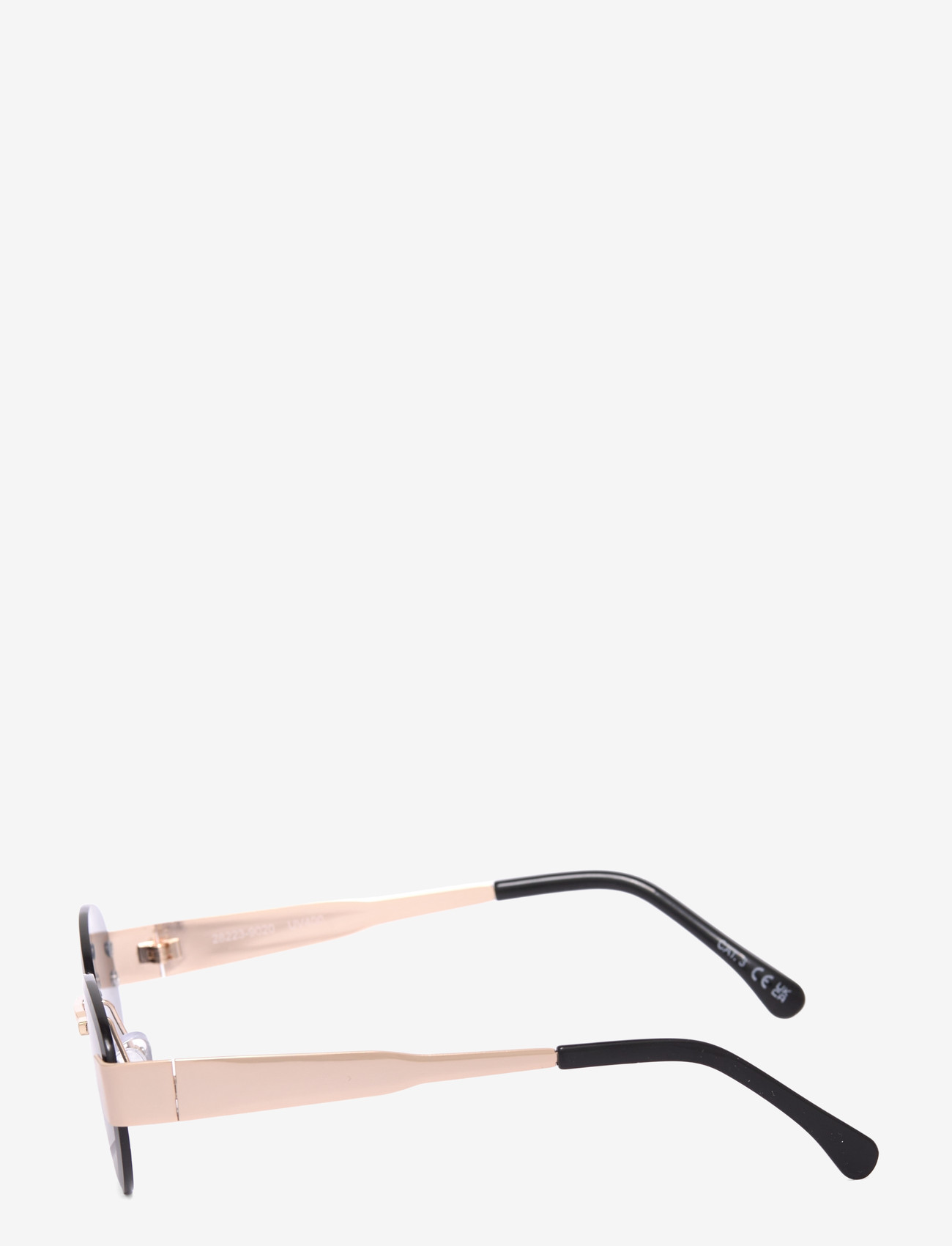 Gina Tricot - Rimless sunglasses - Ümmargused päikeseprillid - black/gold (9020) - 2