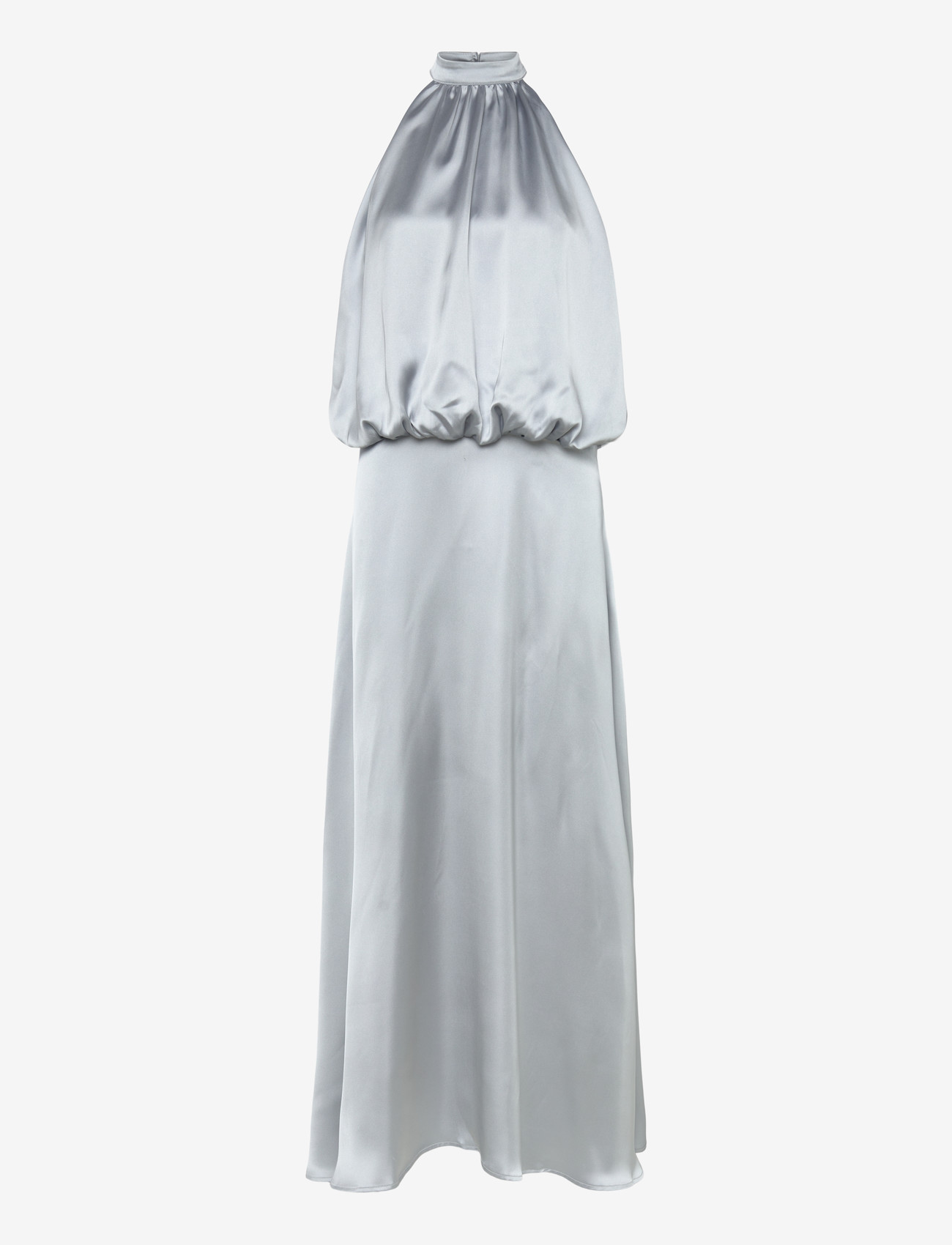 Gina Tricot - Satin halterneck maxi dress - cocktailkleider - light blue (5439) - 0