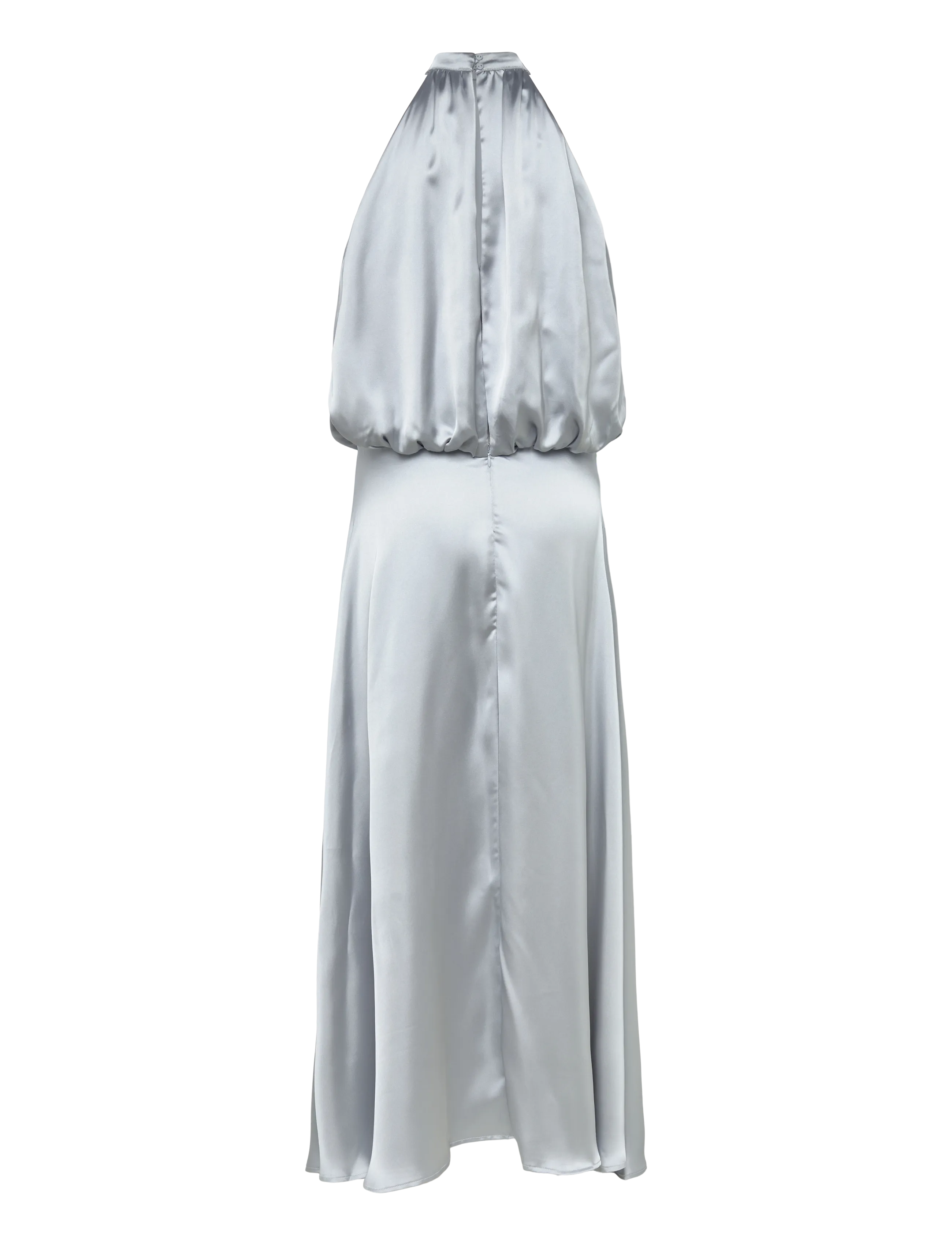 Gina Tricot - Satin halterneck maxi dress - cocktailkjoler - light blue (5439) - 2