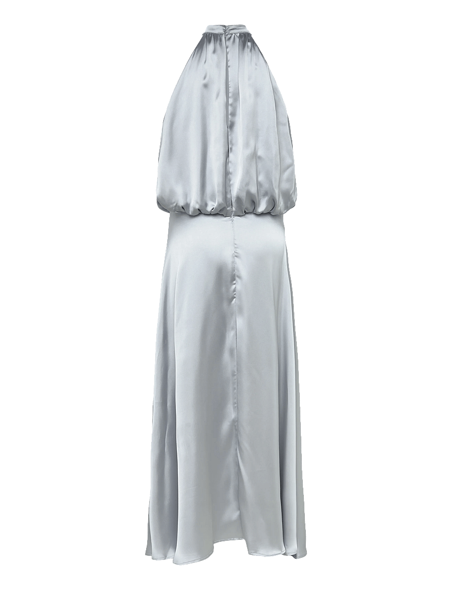 Gina Tricot - Satin halterneck maxi dress - cocktail dresses - light blue (5439) - 2