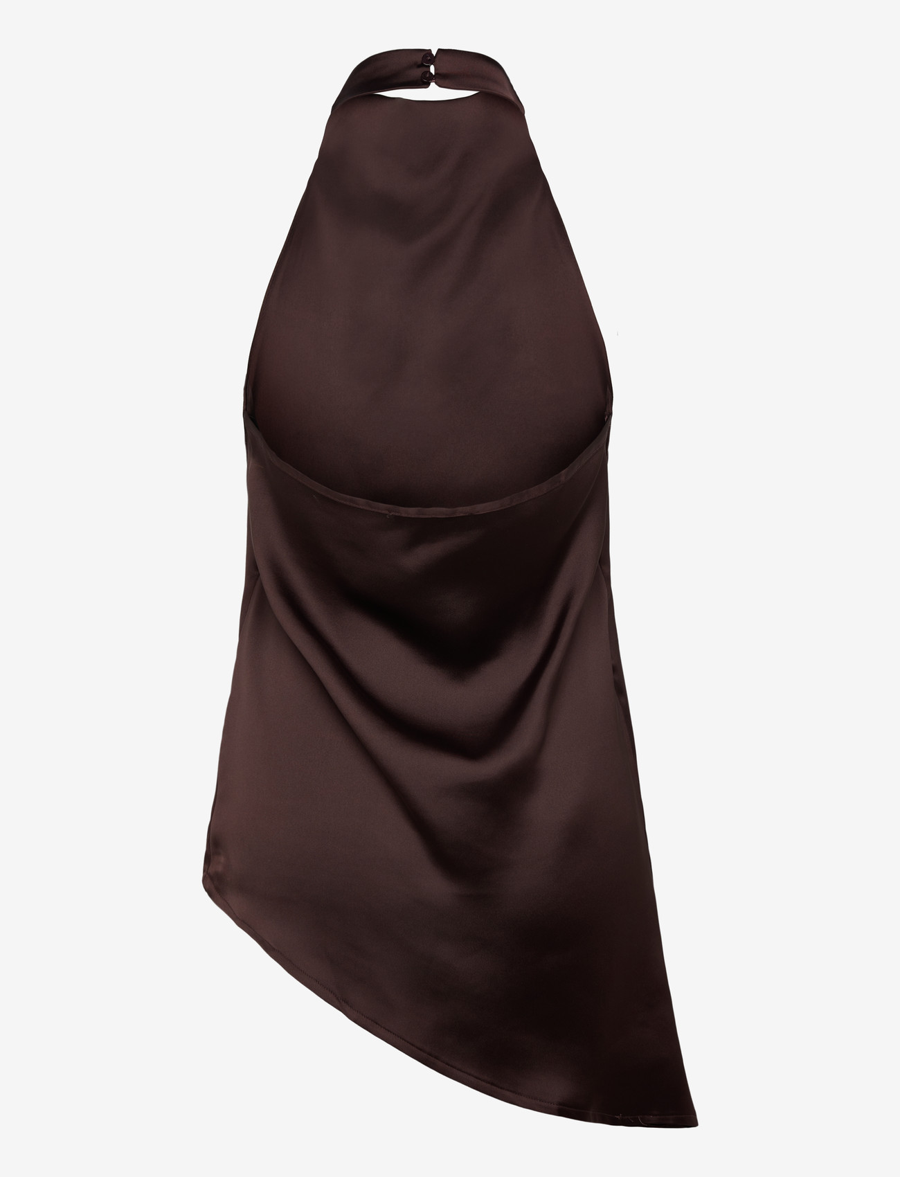 Gina Tricot - Halterneck tunic top - varrukateta pluusid - chocolate plum (4015) - 1